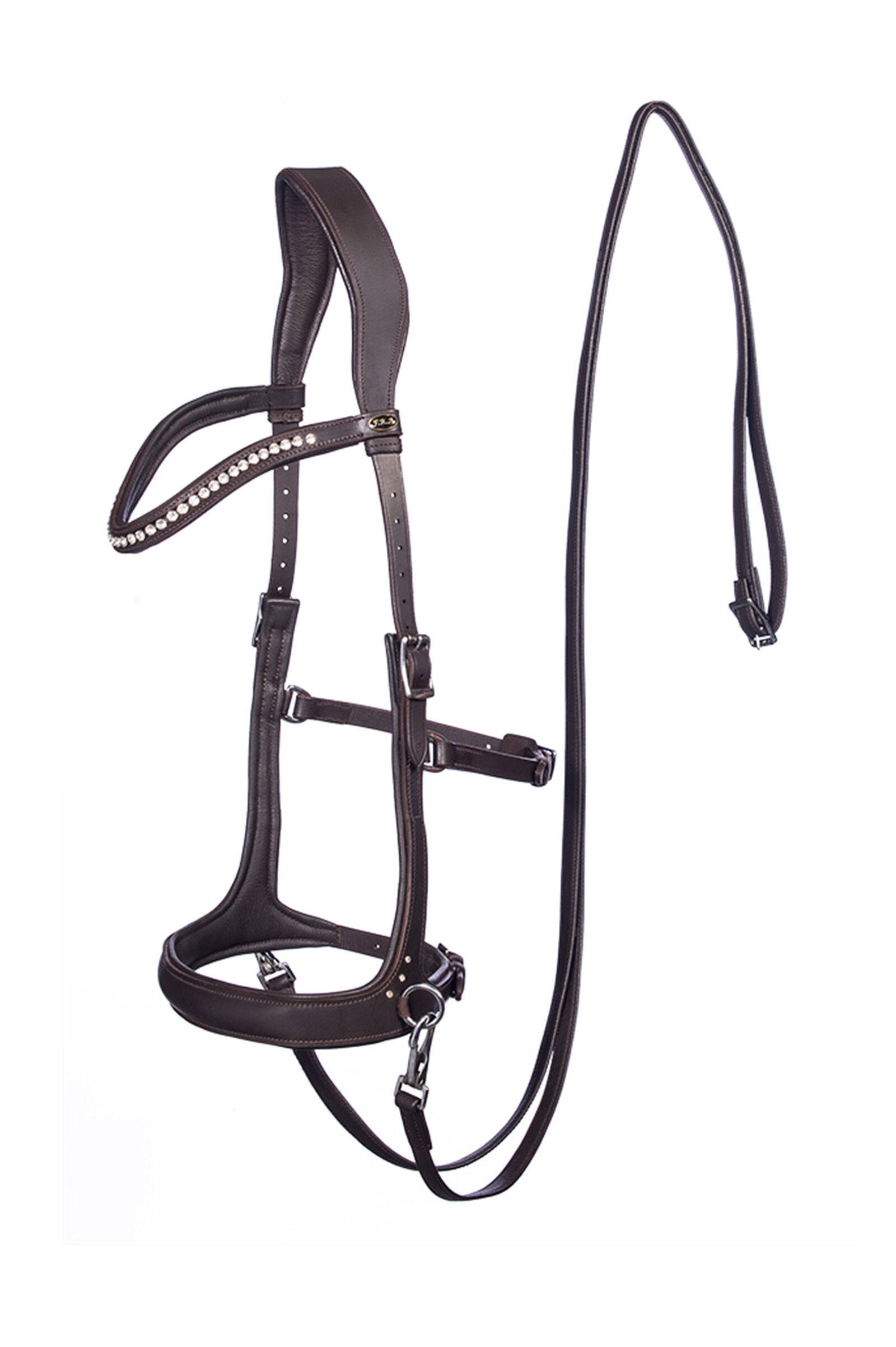 F.R.A. Freedom Riding Articles Rebecca Sidepull avec rênes (système 3), Brown, C