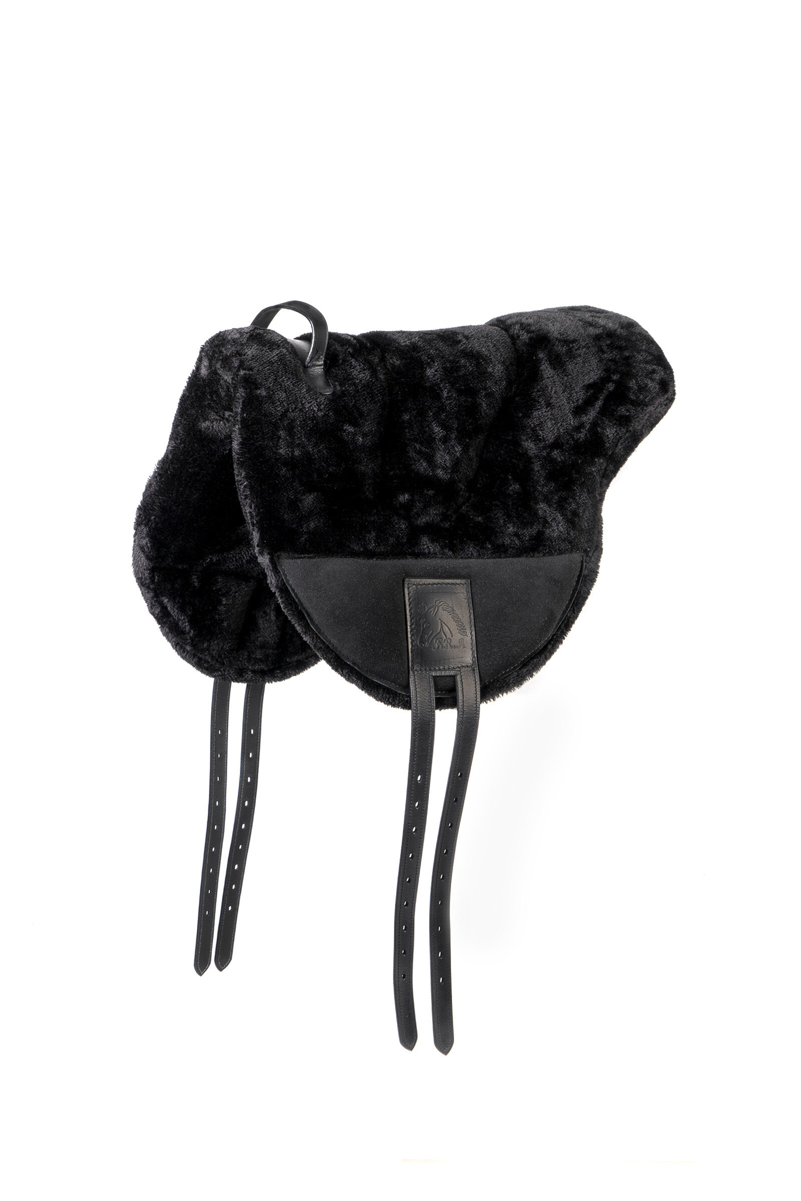 F.R.A. Freedom Riding Articles Bisco Bareback Pad, Black, P
