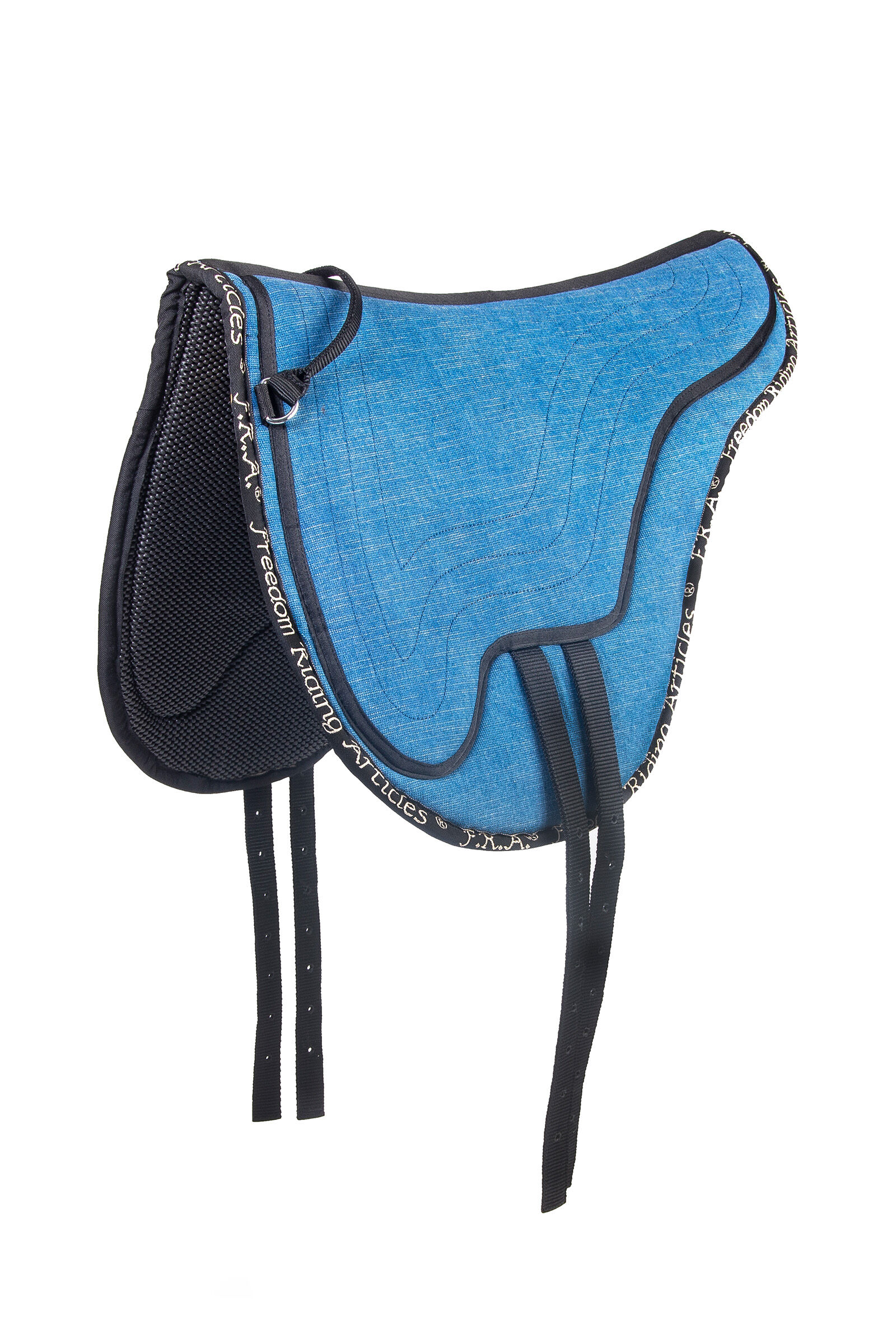 F.R.A. Freedom Riding Articles Jeany Bareback Pad, Light Denim Blue, F