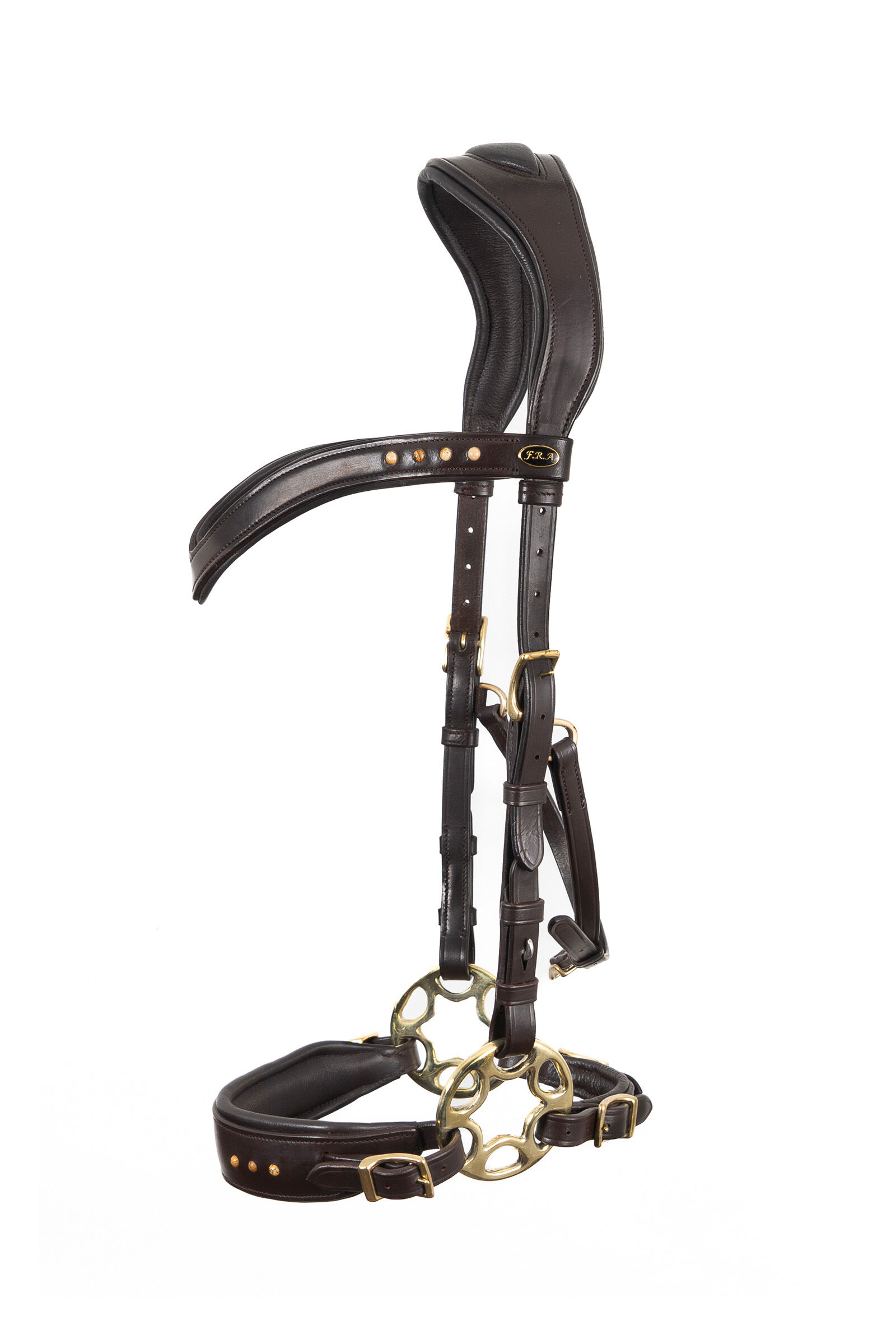F.R.A. Freedom Riding Articles Glory träns Hackamore med tyglar (System 2), brun, Brown, F