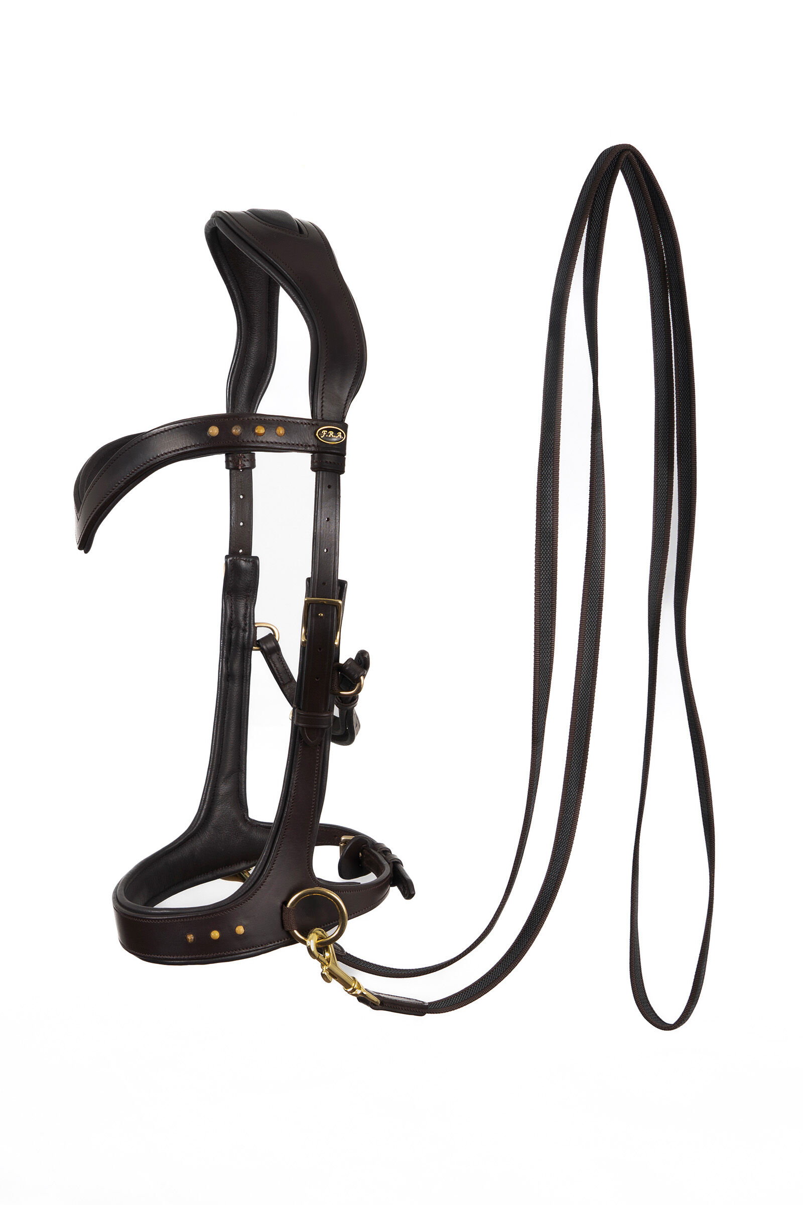 F.R.A. Freedom Riding Articles Glory Sidepull met teugels (systeem 3), bruin, Brown, P