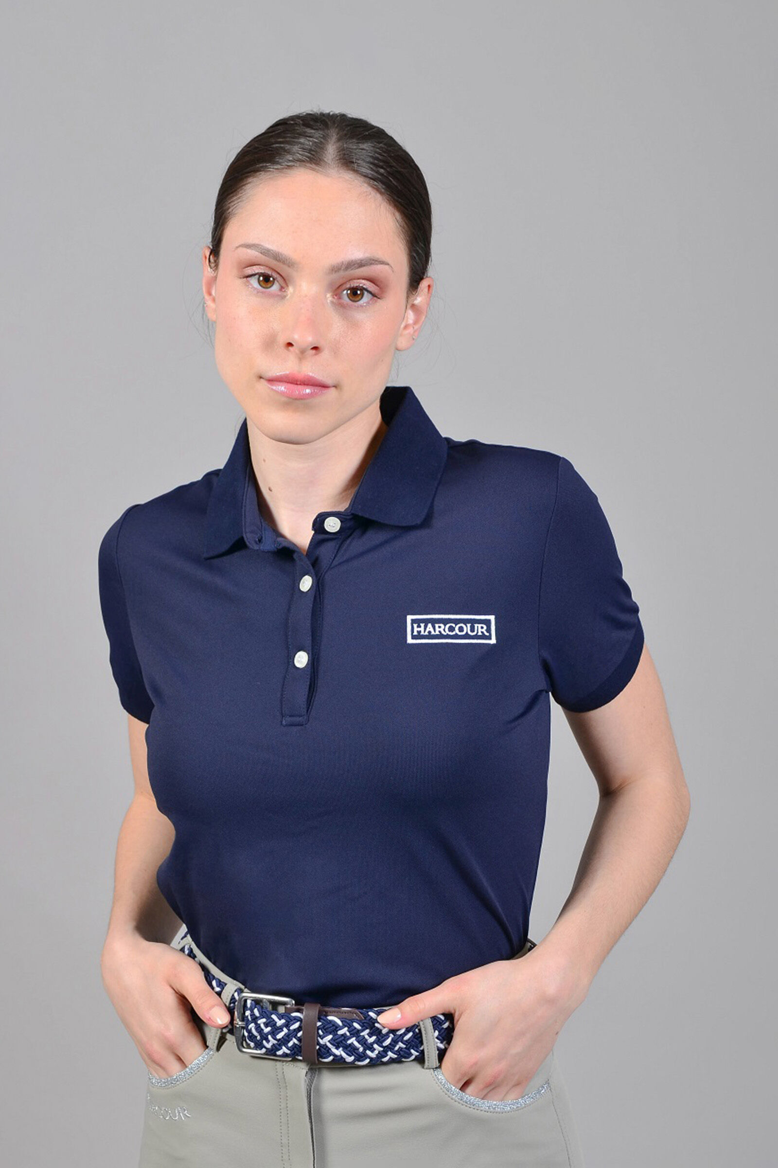 Harcour Pivah Women's Polo, DB/AB, L