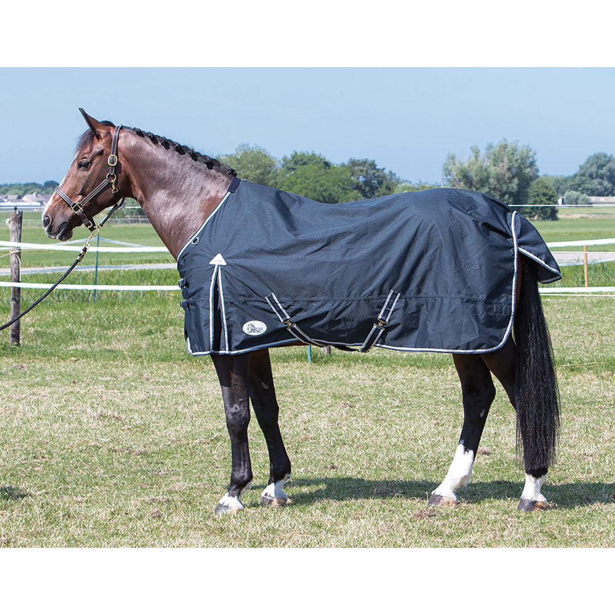 Harry's Horse Thor rug 0gr ebony , TC lining, Eclipse Dark blue, 95