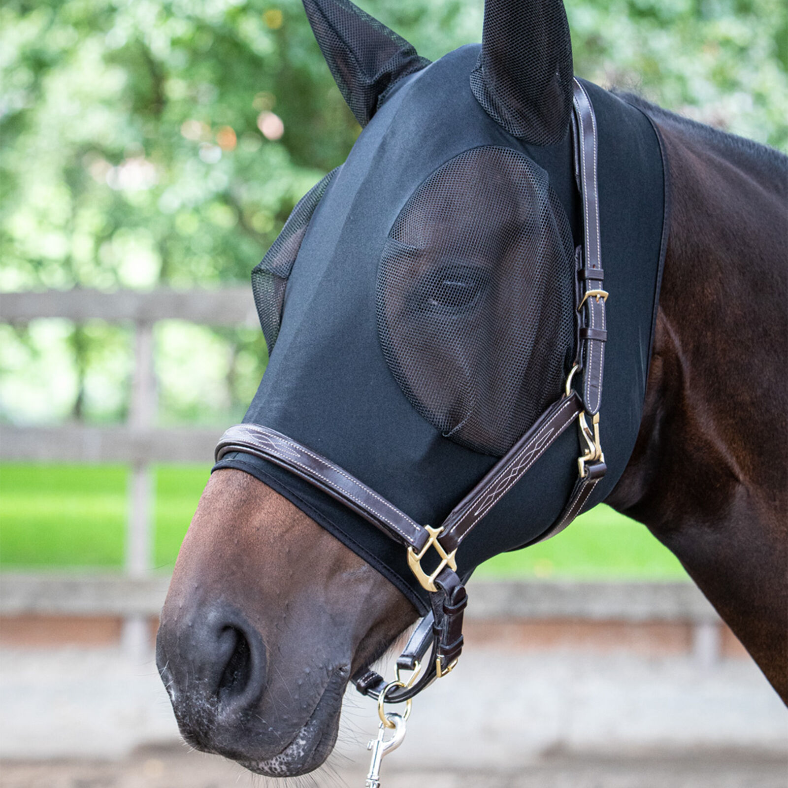 Harrys Horse SkinFit flughuva med öron