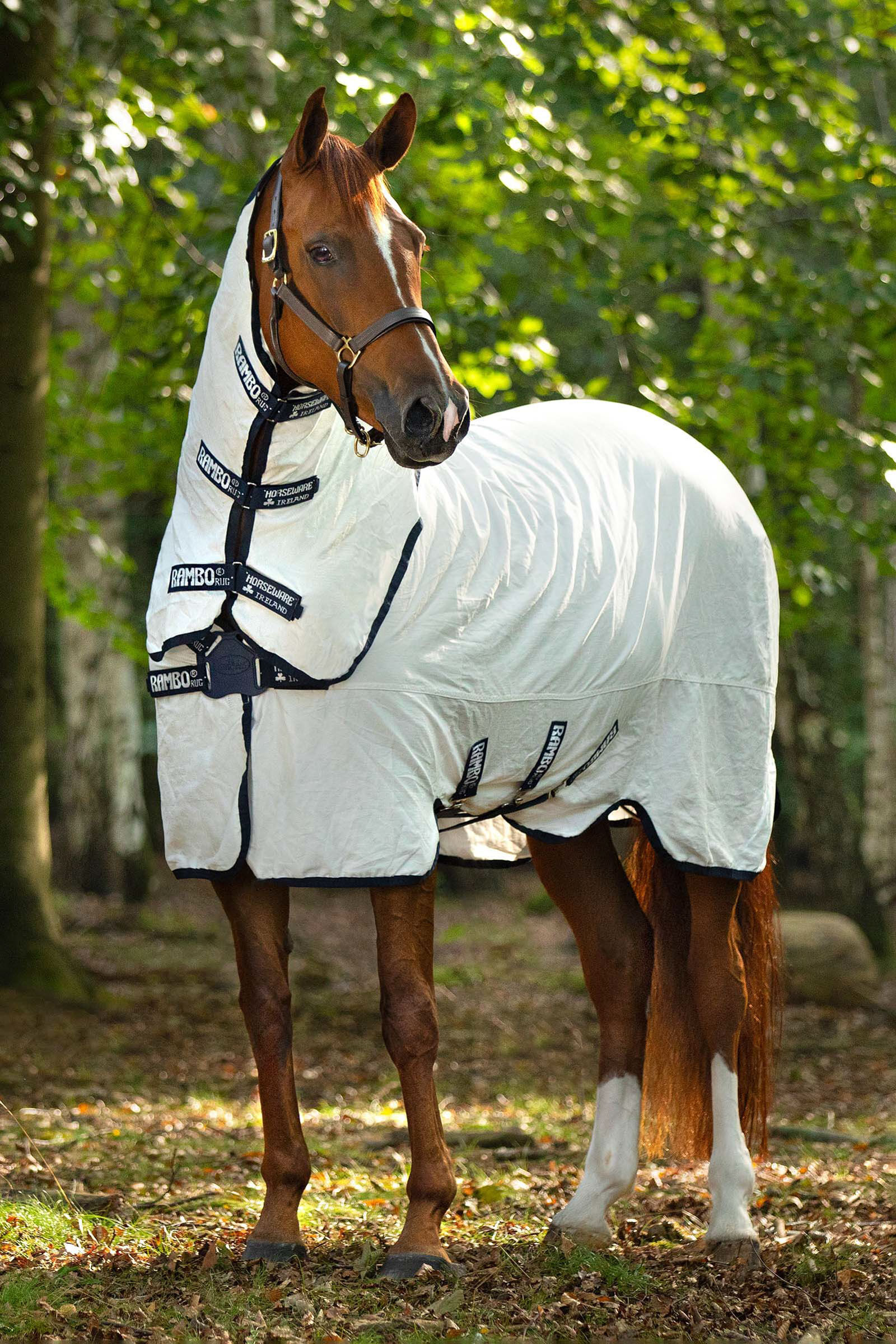 Horseware Rambo Natura Flugtäcke med avtagbart halstäcke