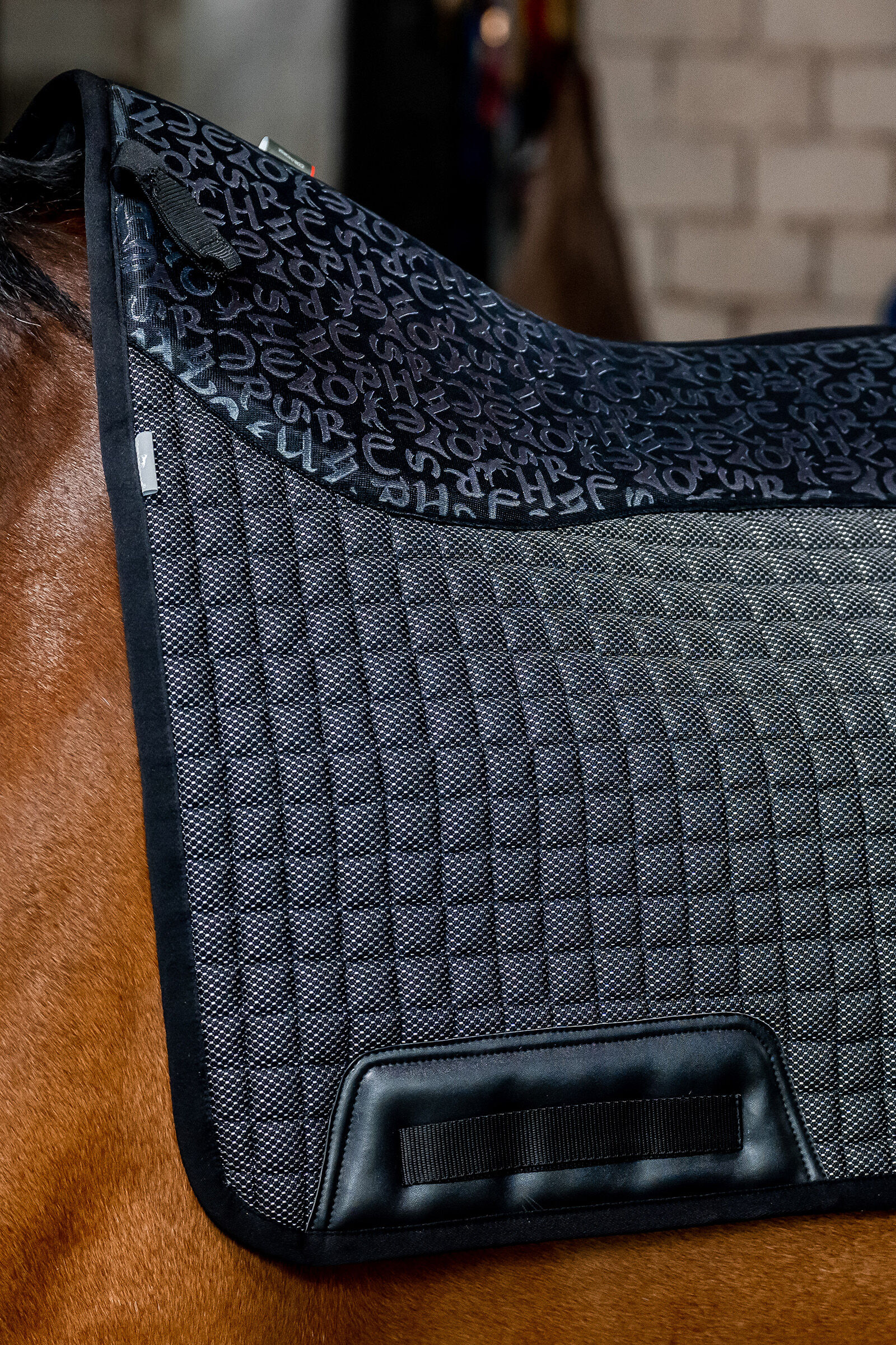 Horseware Díjlovas Nyeregalátétek, Black, C/F