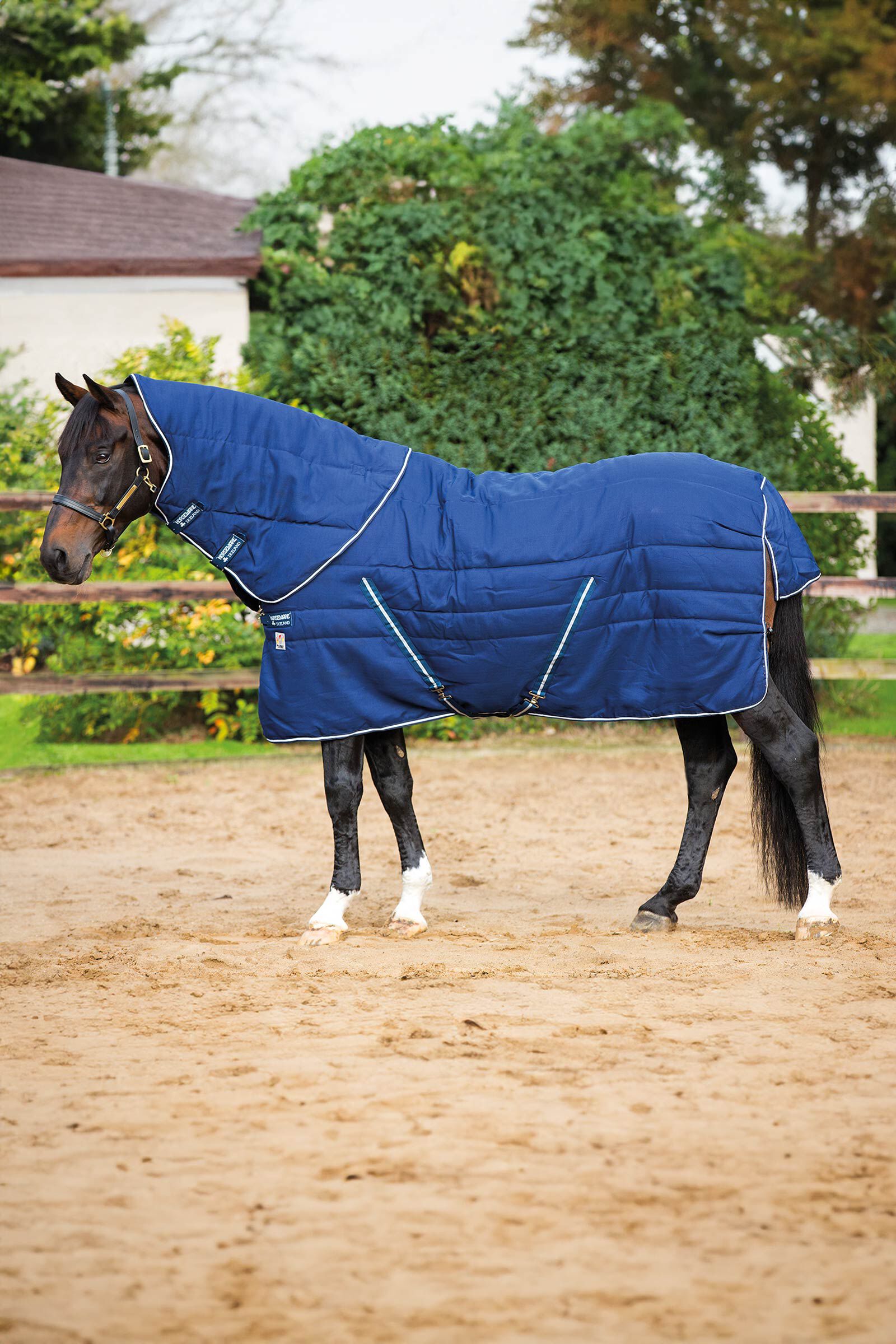 Horseware Rambo Plus Vari-Layer stalltäcke med avtagbar hals, 450 g