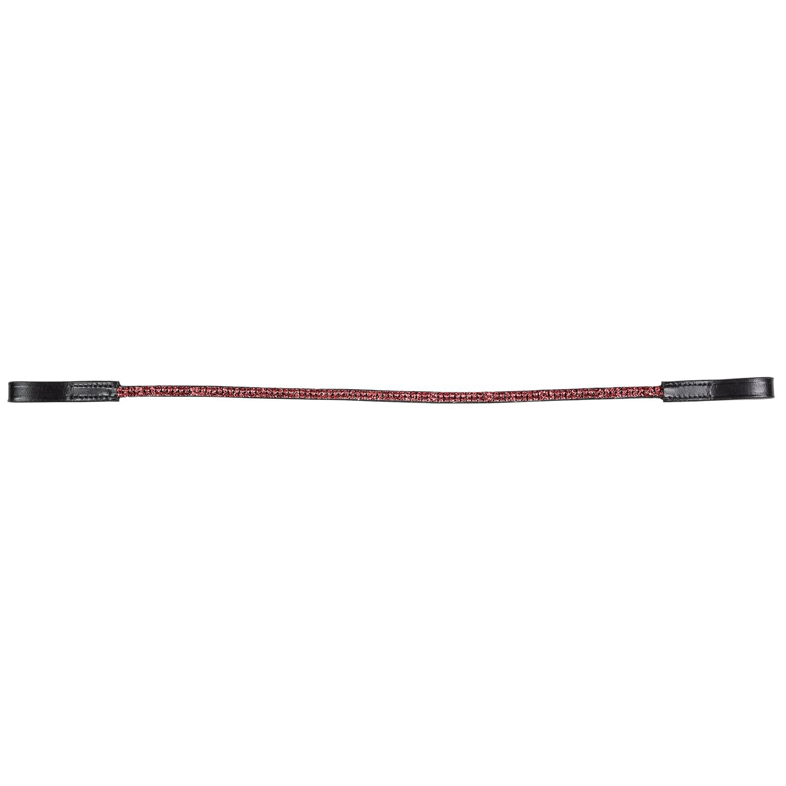 Horze Toulon Stirnriemen  Black/Red F