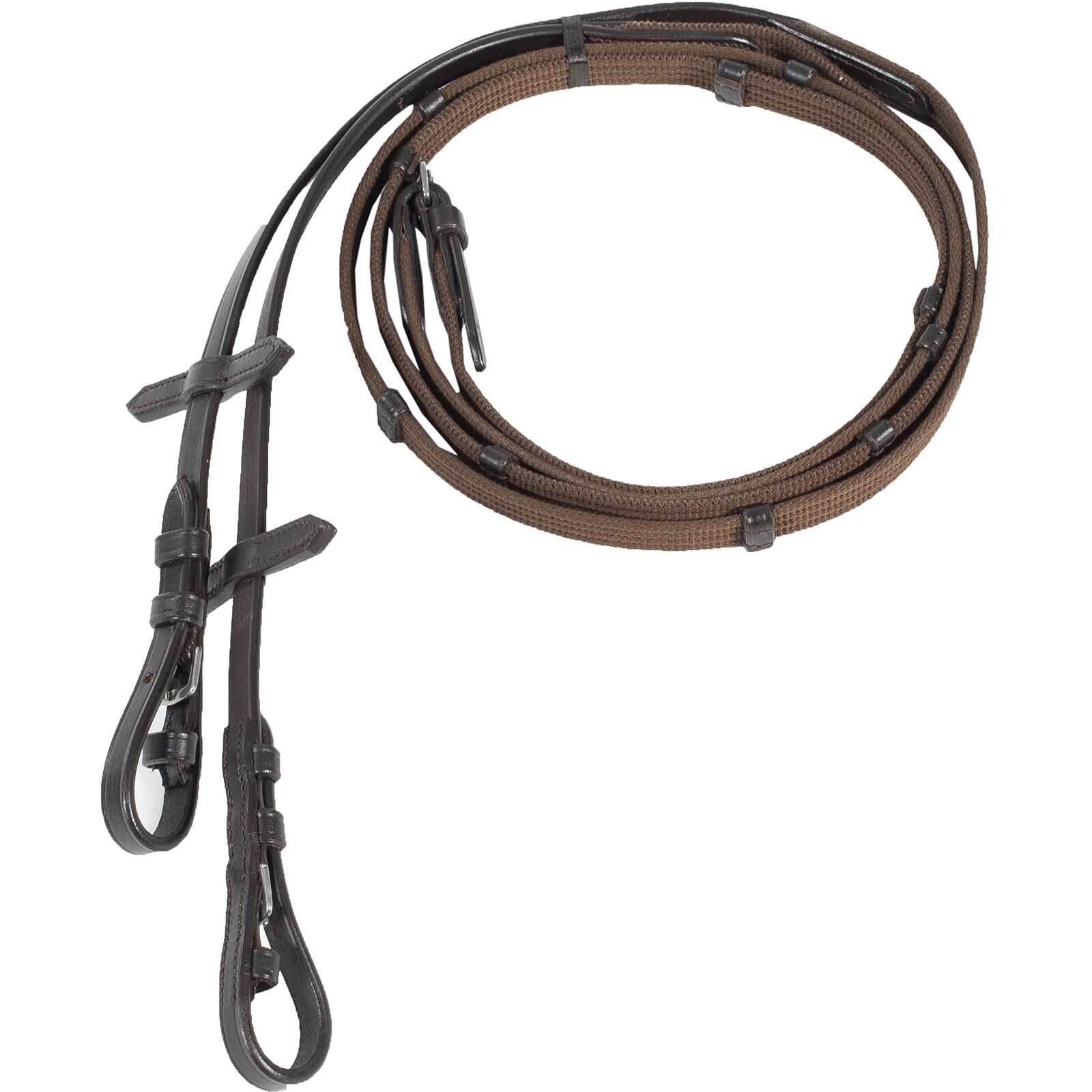 Rênes sangle Horze Slender, Brown, P