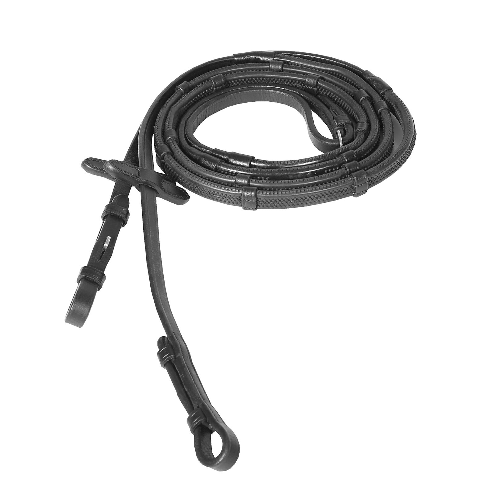 Horze Soft Grip Rubberen Teugels met stoppers
