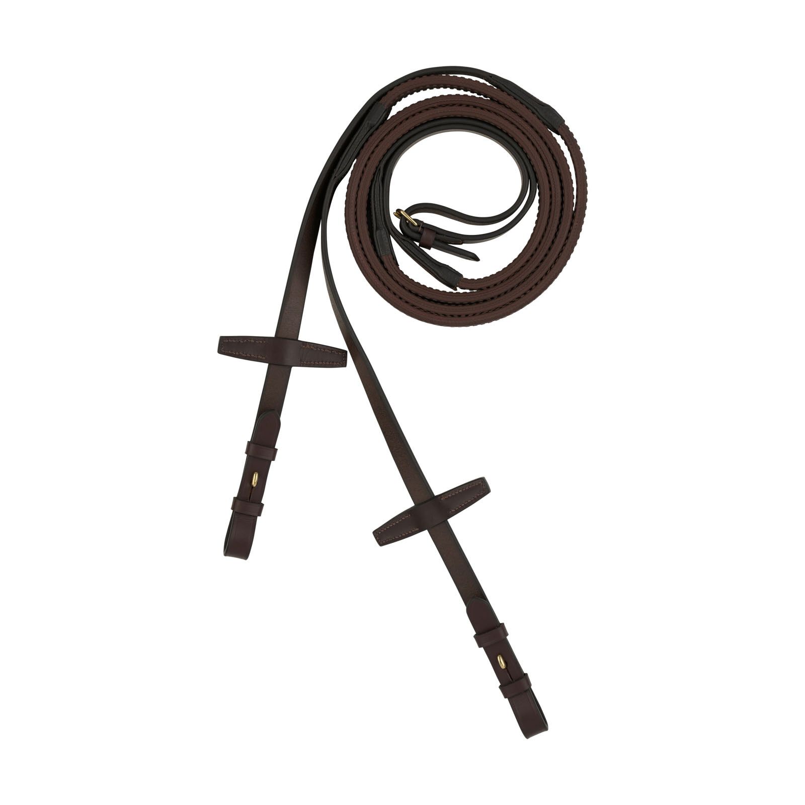 Horze Muswell Leather Reins with Rubber