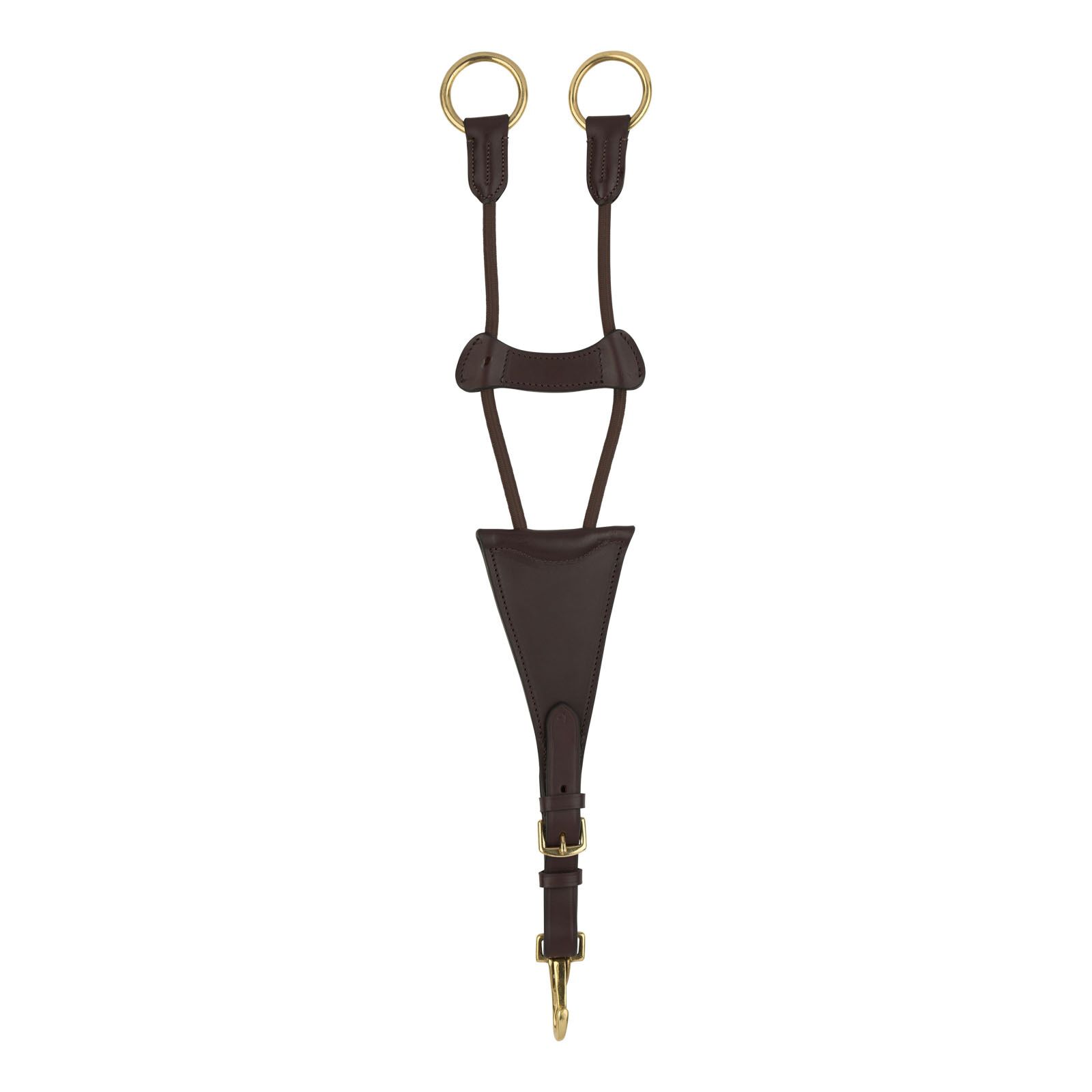 Flèche de Martingale en cuir Horze Wimbledon, Dark Brown, F