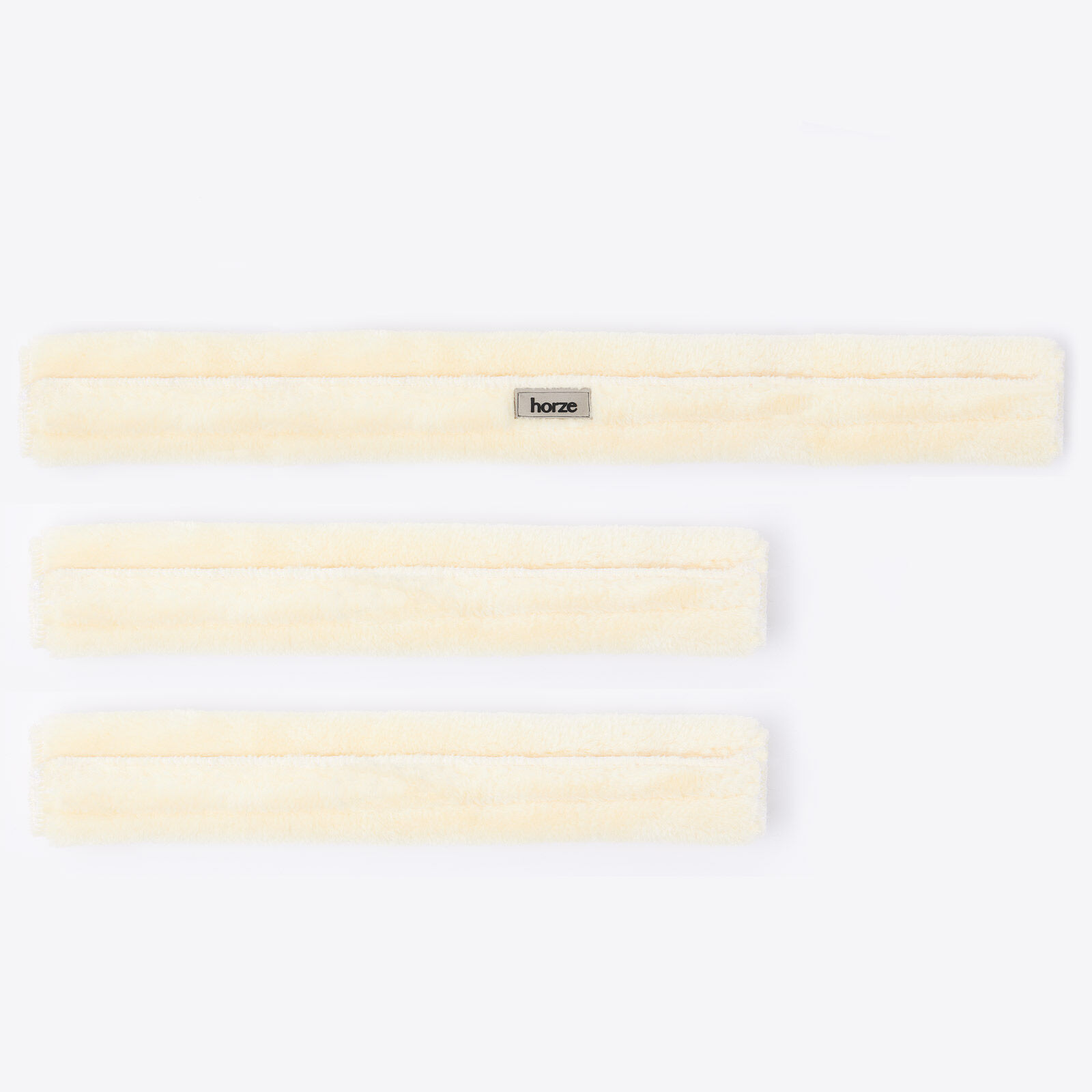 Horze Narvik förbygel set med fuskpäls (3 st.), Off-White, ONE SIZE
