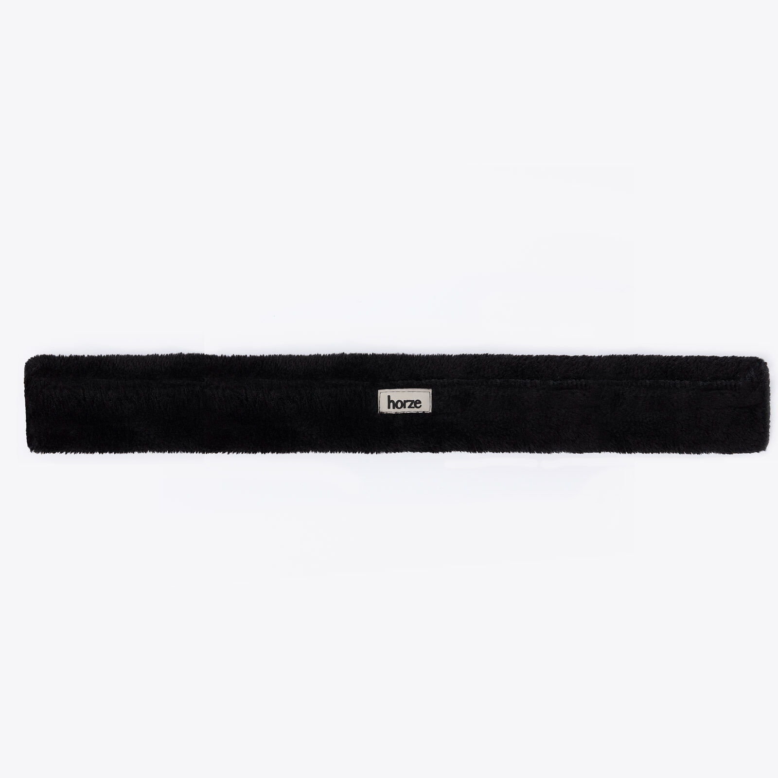 Horze Narvik tøylebeskytter i fuskepels (60 cm), Black, 60