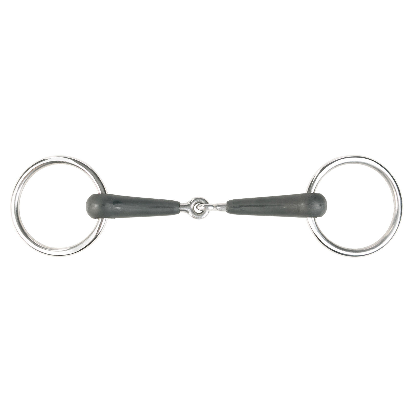 Horze einfach gebrochene Gummigebiss  Black 115