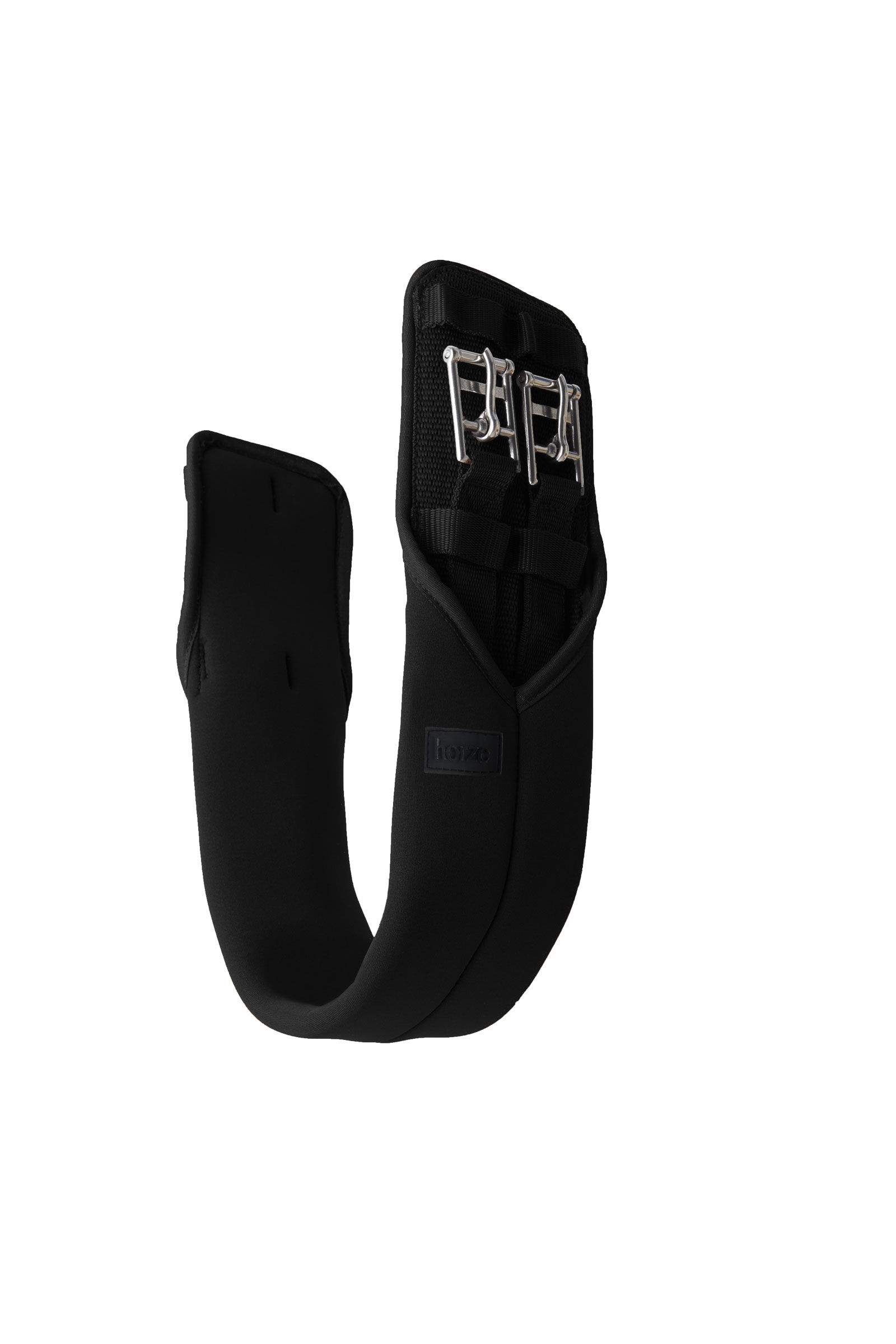 Sangle droite Néoprène Horze Kazan sans élastique, Black, 70