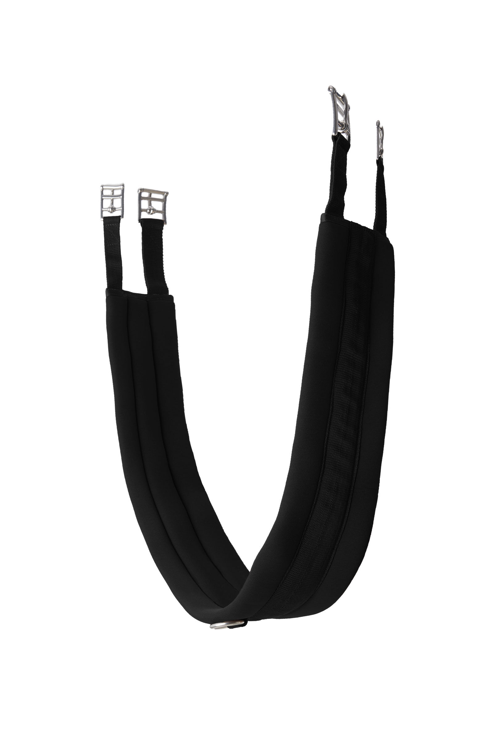 Sangle néoprène Horze Dinant sans élastique, Black, 145