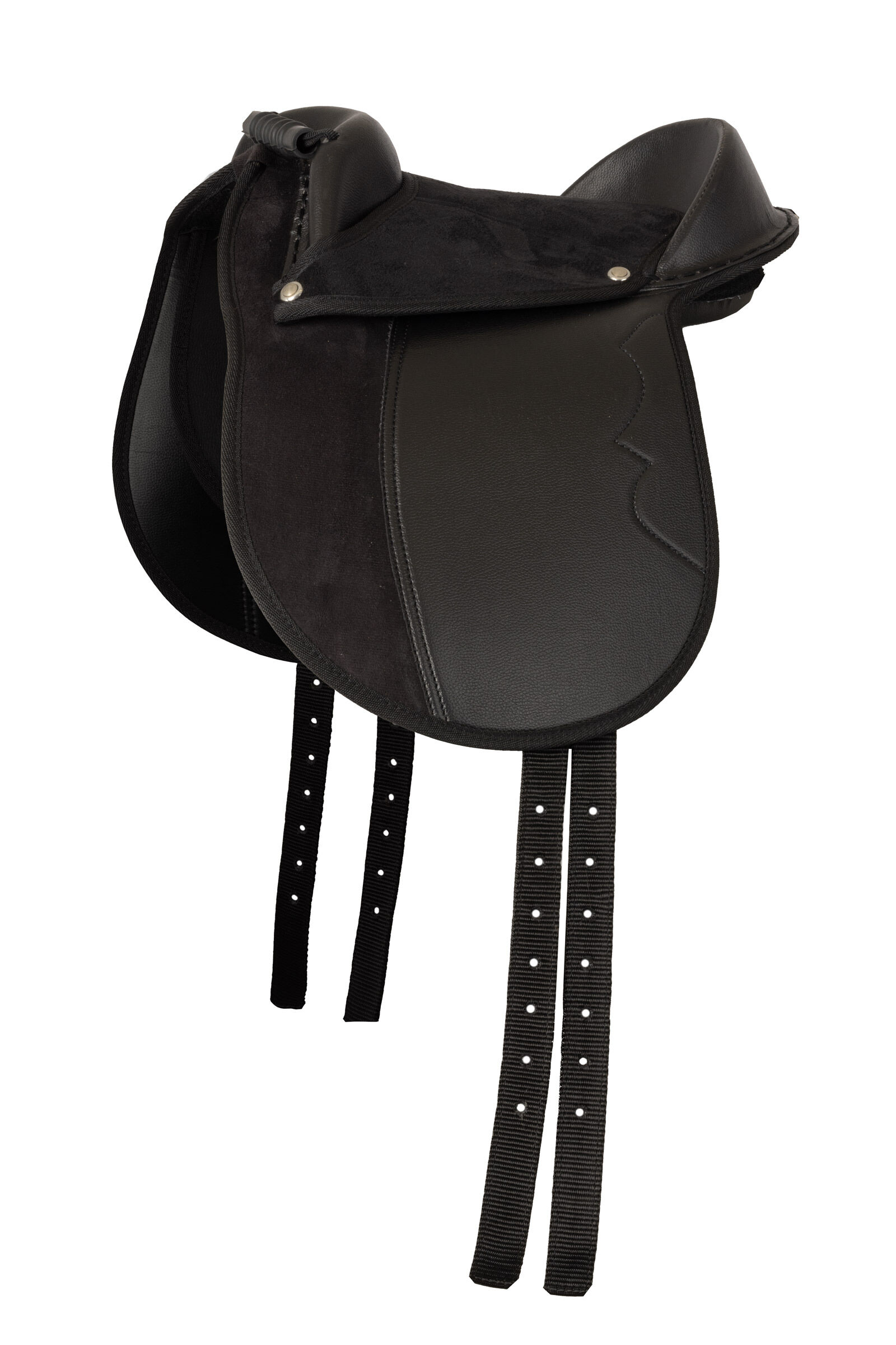 Horze Pony Saddle, Black/Gray, P