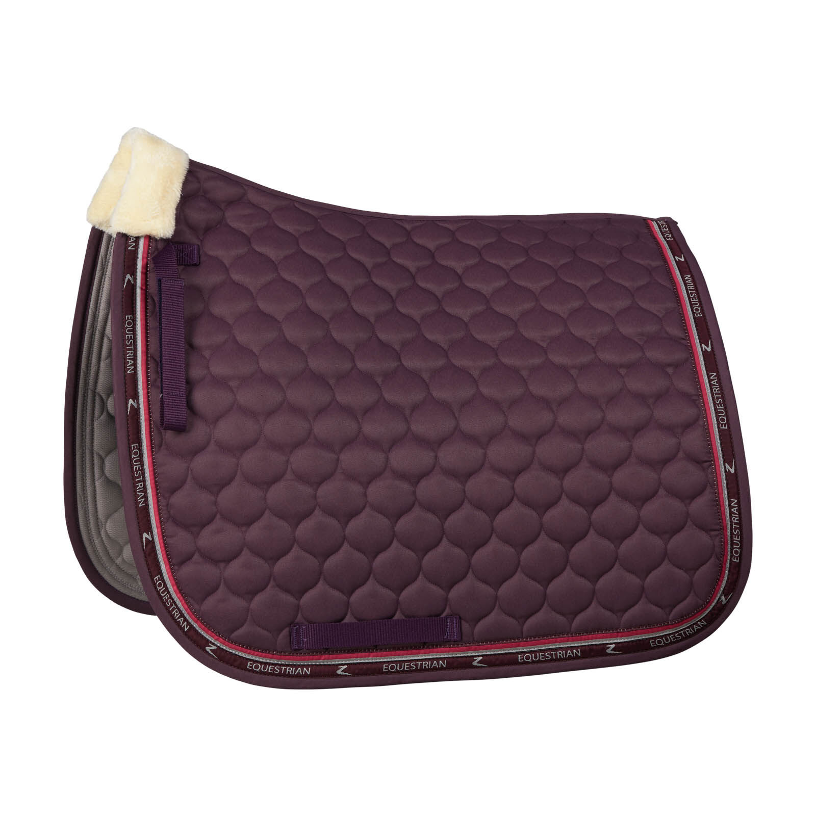 Horze Claremont Sottosella da dressage con pelliccia ecologica