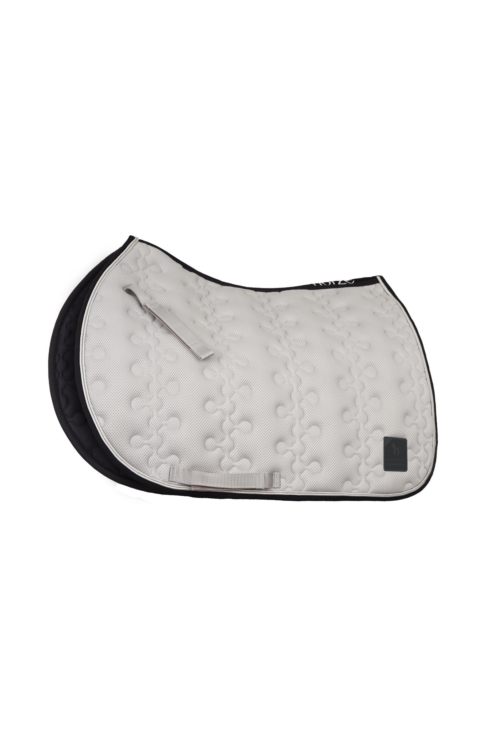 Horze Smoky Twilight Jumping Saddle Pad, Quiet Grey, F