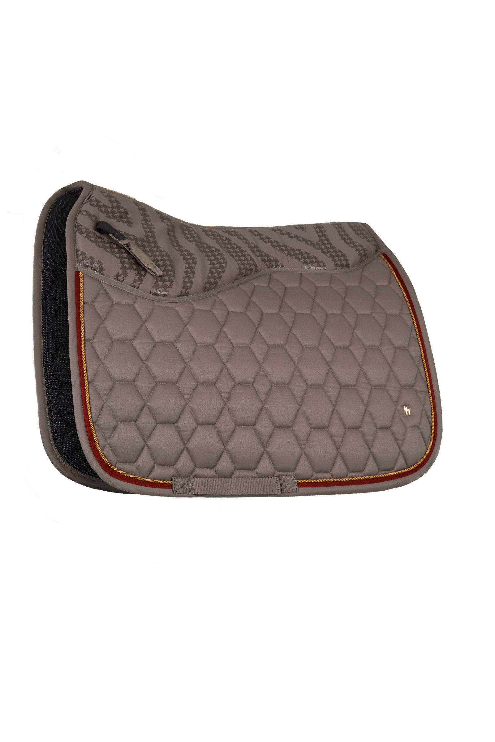 Tapis de selle de dressage Horze Kenya, Iron Grey Brown, P