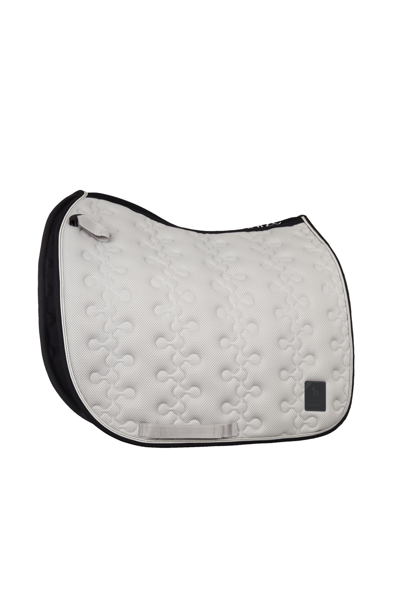 Horze Smoky Twilight Dressage Saddle Pad, Quiet Grey, F