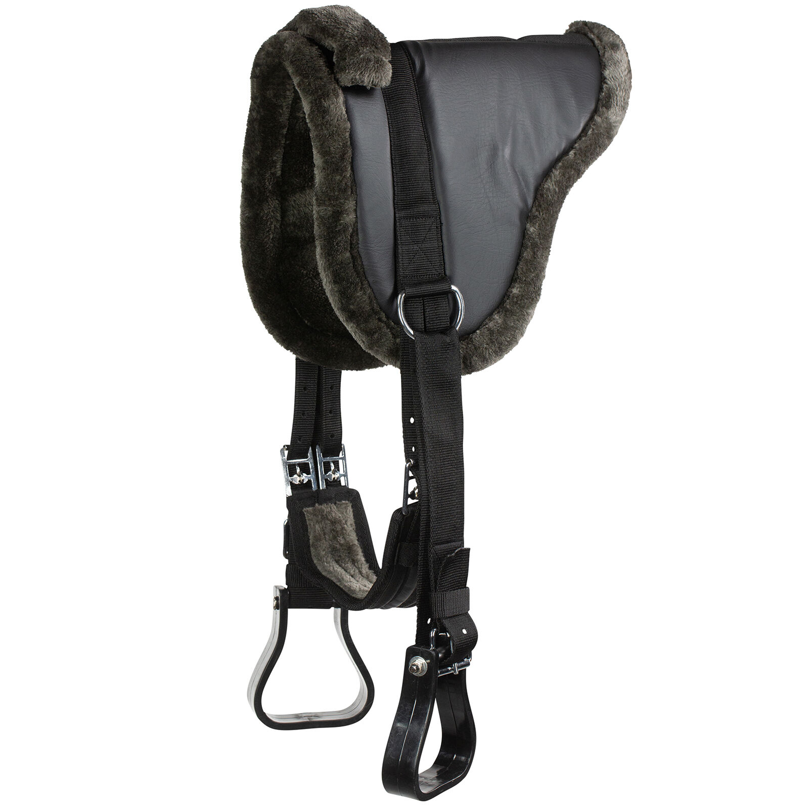 Horze Kunstleder Bareback Sattel  Black/Gray 00P 7/1/2020 12:00:00 AM