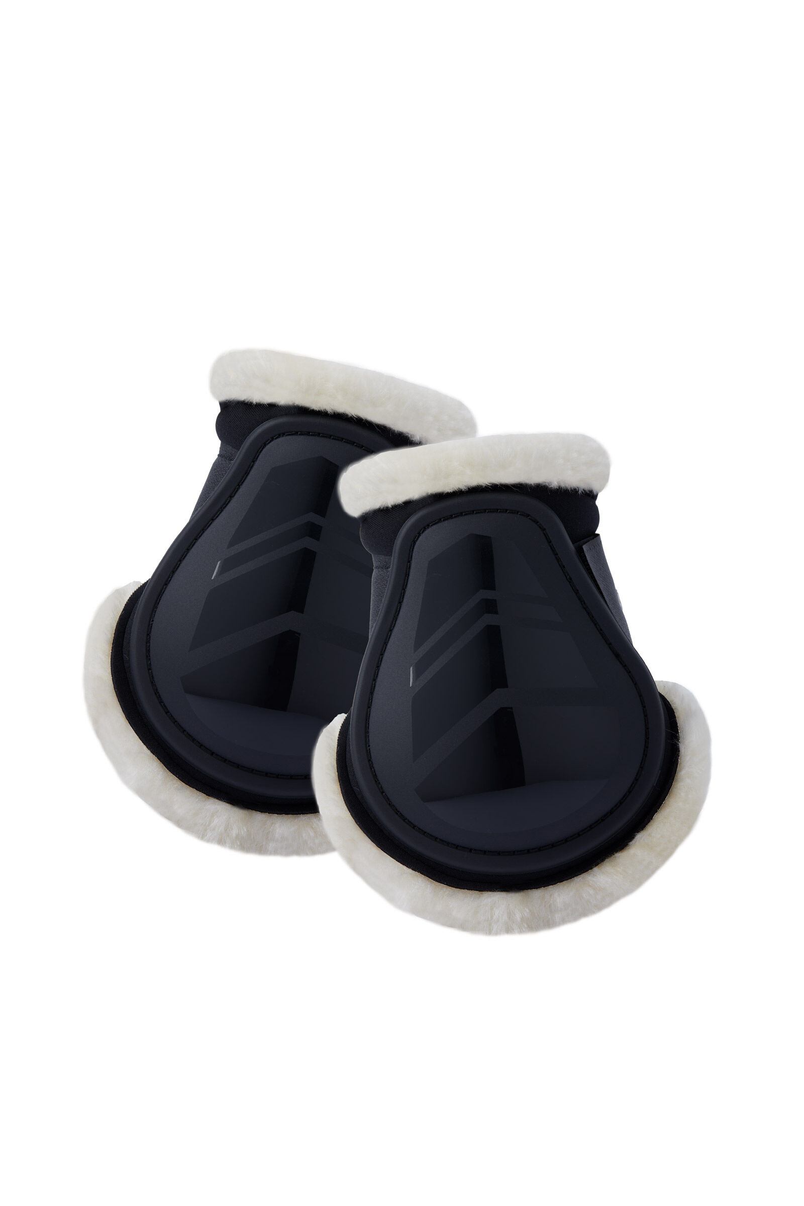 Horze kaliberű Fetlock csizma műszőrme béléssel, Black, P