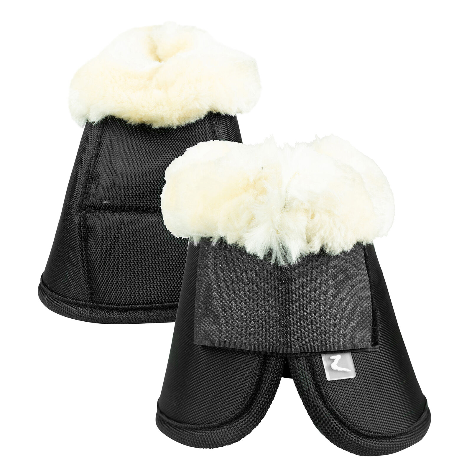 Horze Caliber Bell Boots, Black, S