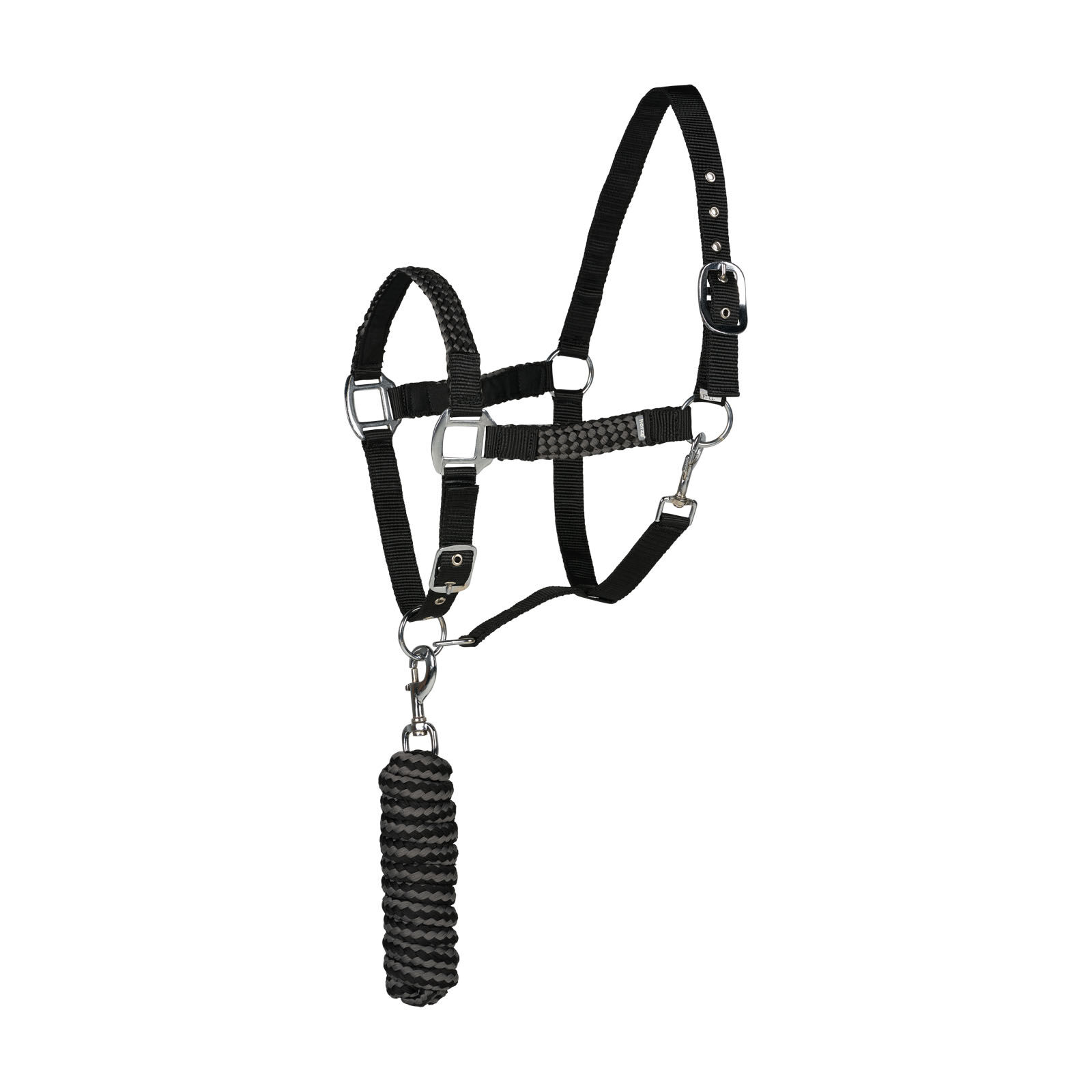 Ensemble licol et longe Horze Chicago, Black/Steel Grey, F