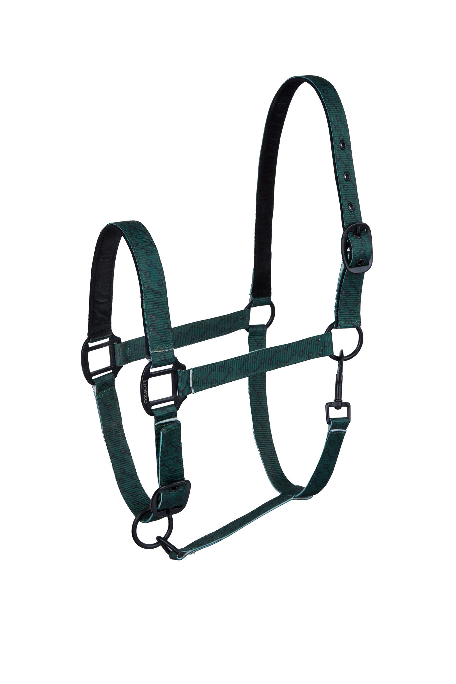 Horze Noir Halter with Print, Mountain View Green, P