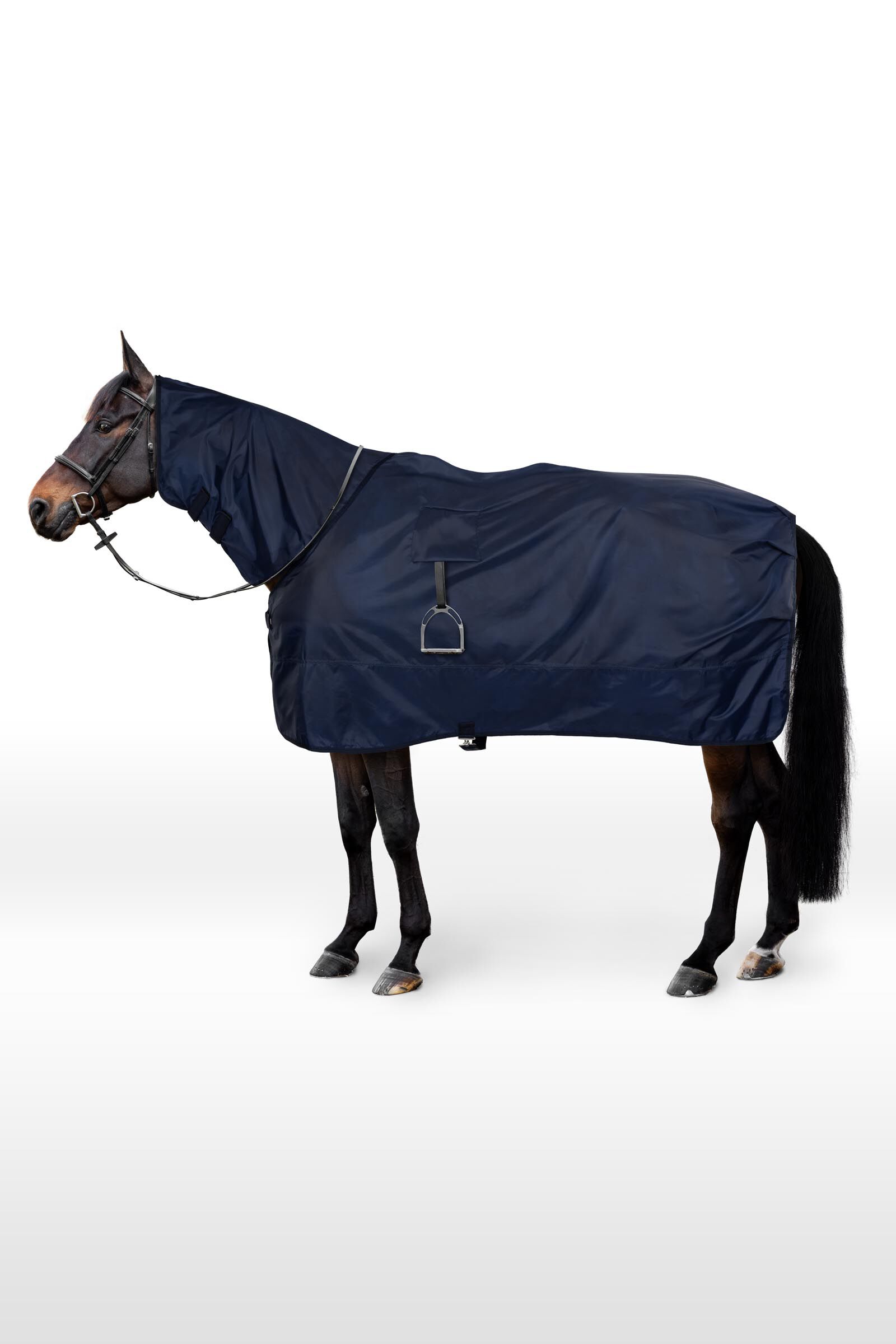 Couverture Horze Cambridge Combo pour travail monté, Dark Navy, 135