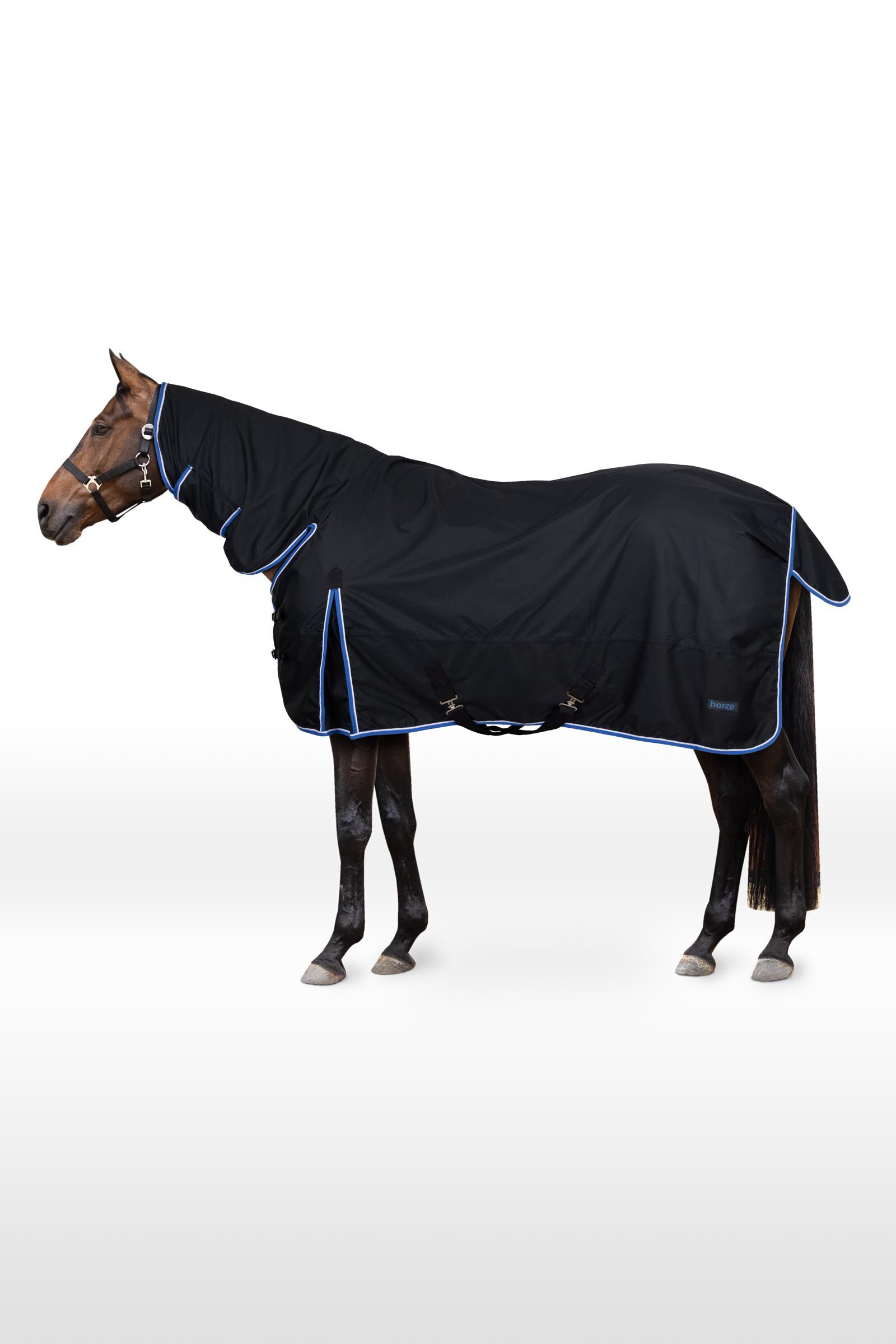 Horze Glasgow Lightweight utetäcke med hel hals, 0g, DB/AB, 125