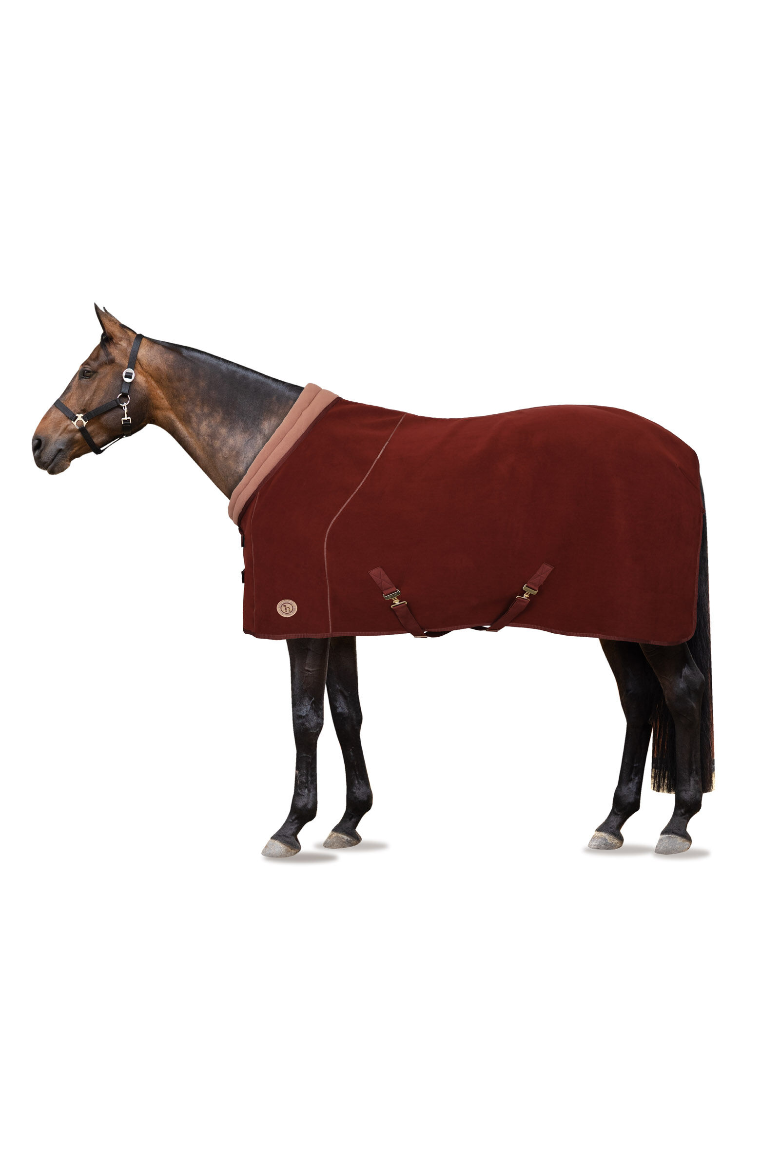 Horze Terrazzo Double Bonded Fleece Abschwitzdecke  Smoked Paprika 145