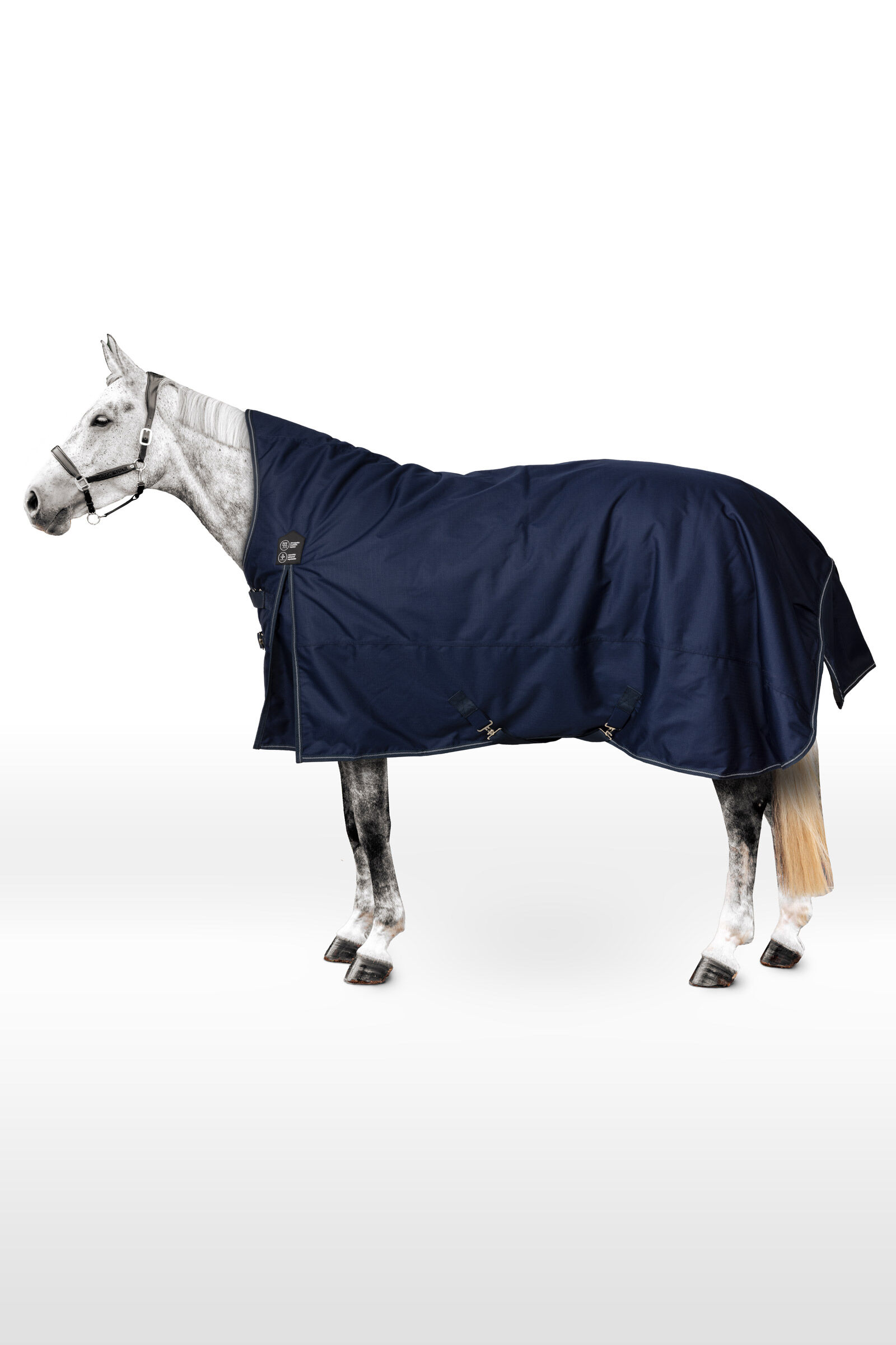 Couverture Avalanche Horze 1200D grammage lourd 300g, Peacoat Dark Blue, 165