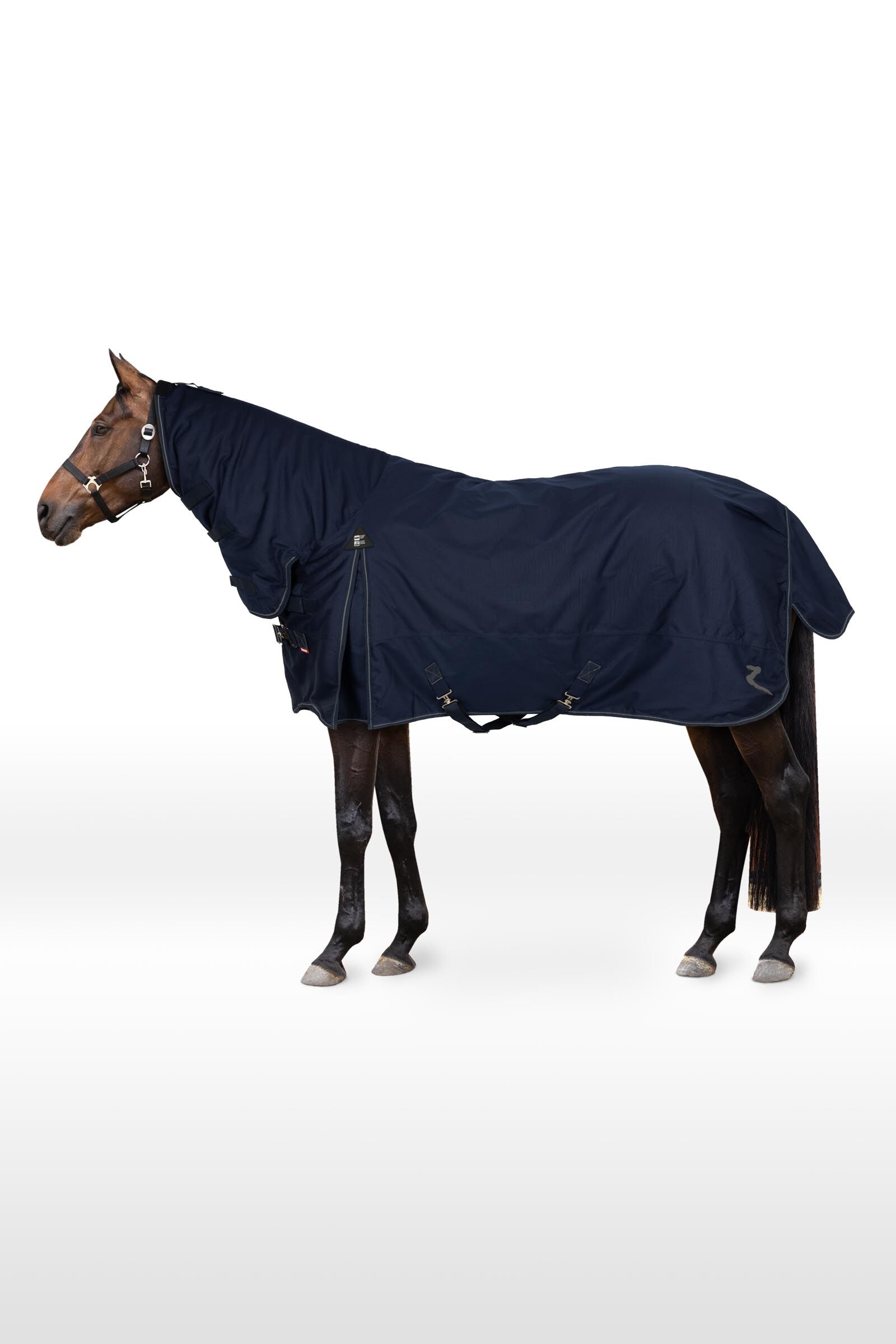 Horze Avalanche 1200D Közepes Vastagságú Kombó Kültéri Takaró, 150g, Peacoat Dark Blue, 135
