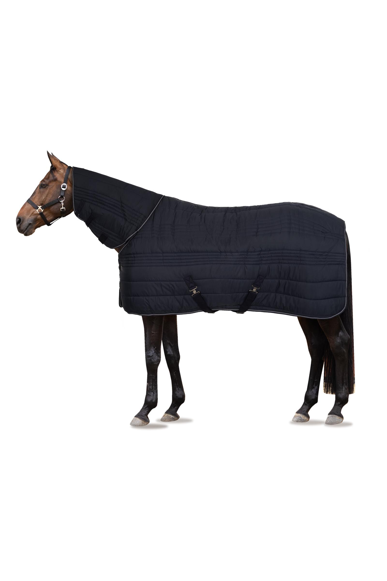 Horze Kingsley Nyakas Istálló Takaró, 300g, Dark Navy, 155