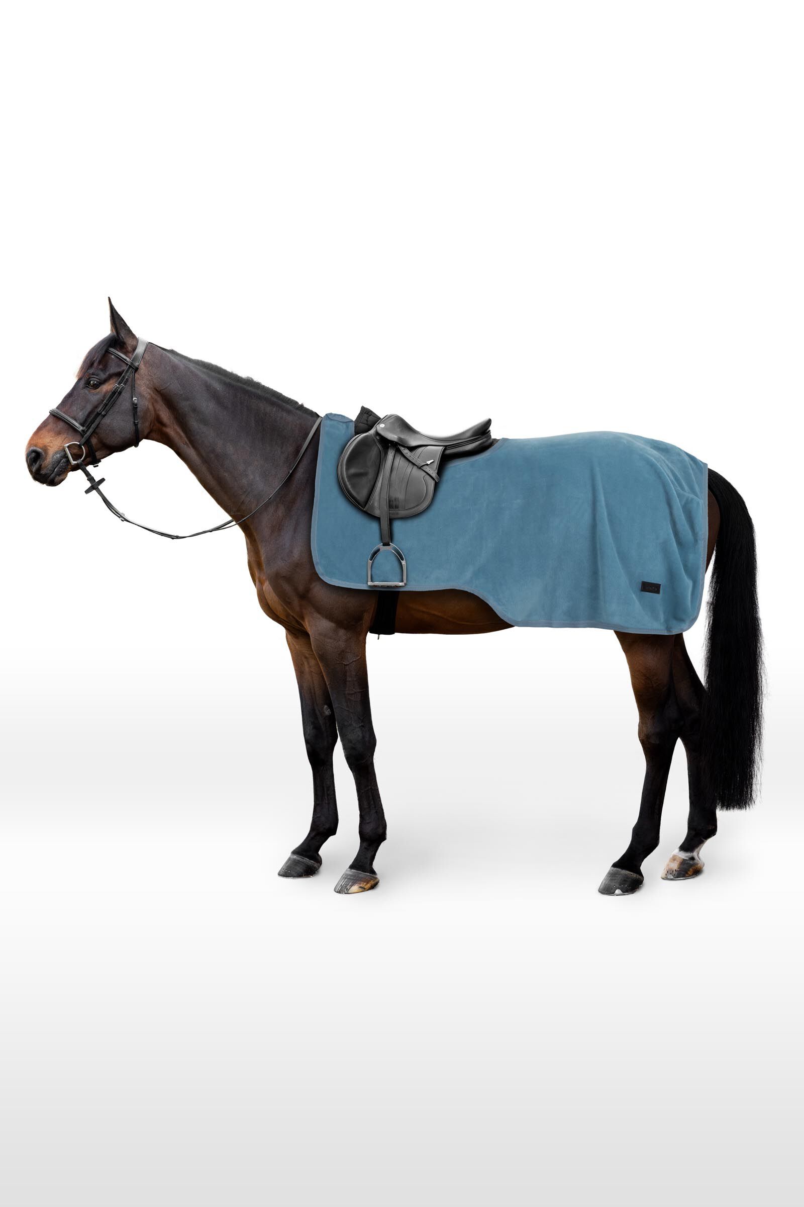 Couvre-reins polaire Horze Marquess, Aegean Blue, 125