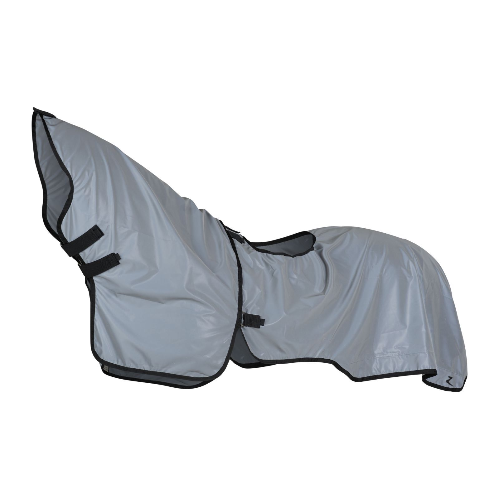 Horze Luminox Reflective Riding Rug with Neck, Silver, 155