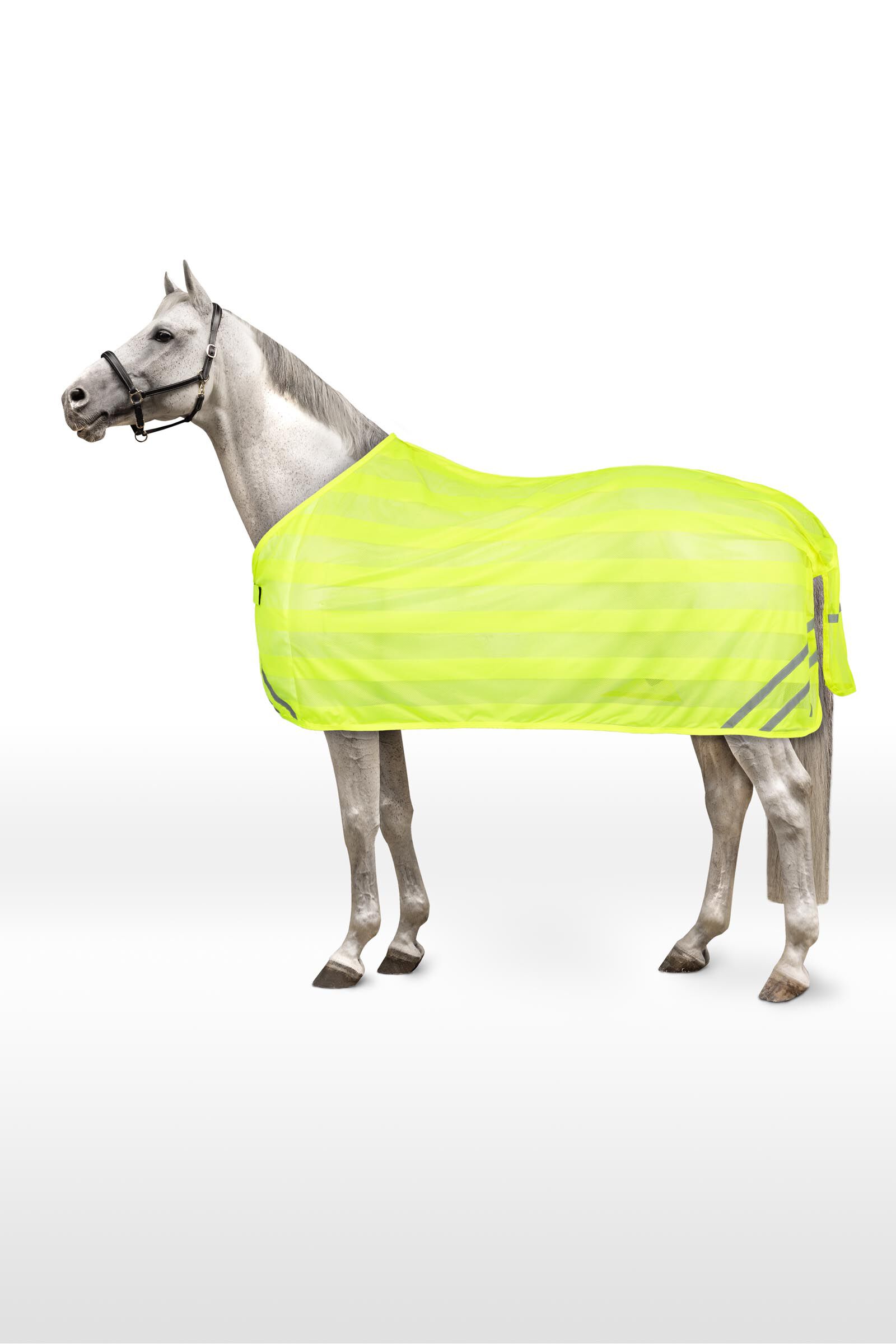 Horze Reflective Mesh Rug, Yellow, 165