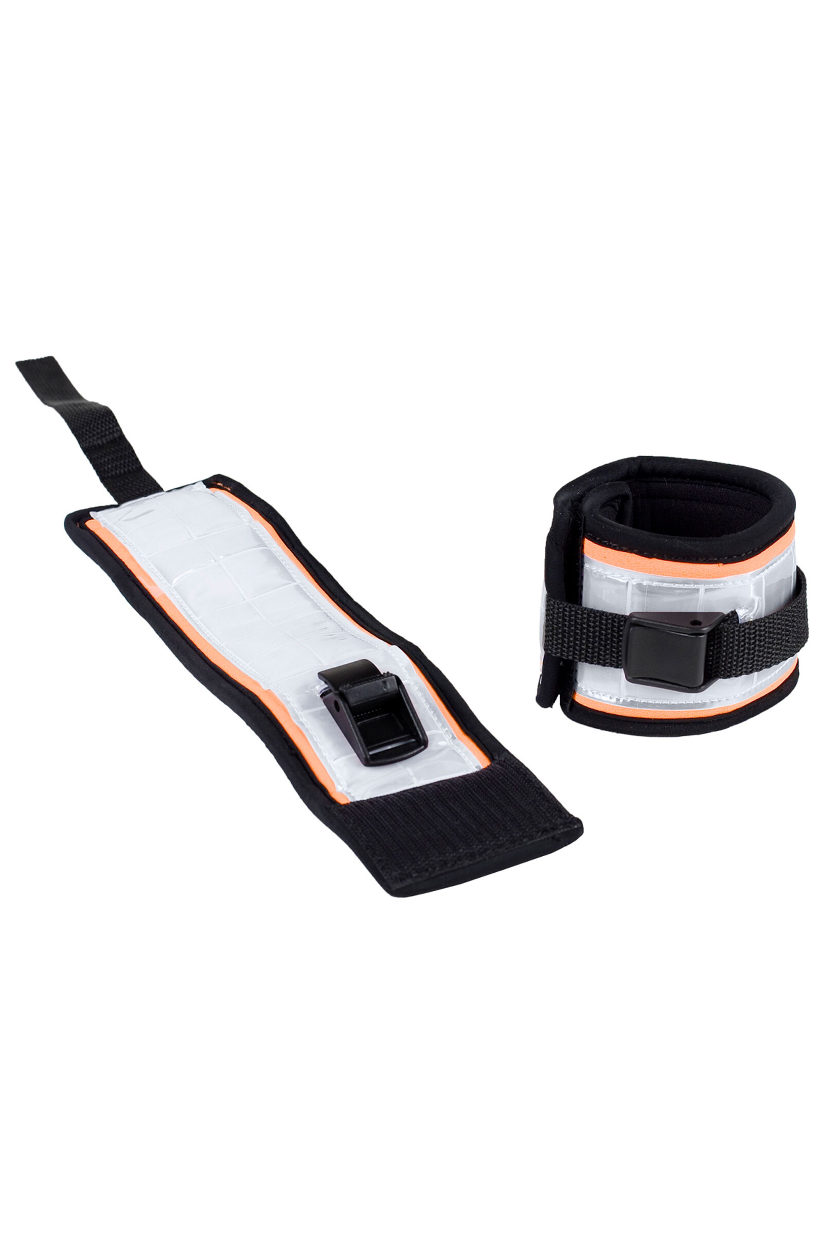 Horze bZeen Reflective Leg Straps, OR/B, P