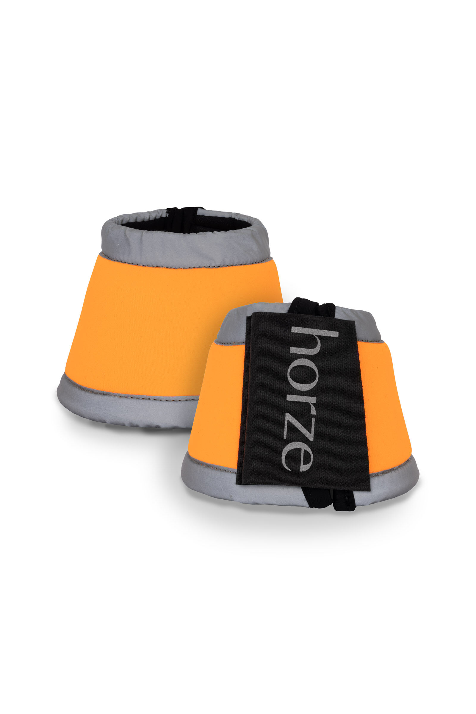 Horze bZeen Reflective Neoprene Bellboots, OR/B, M