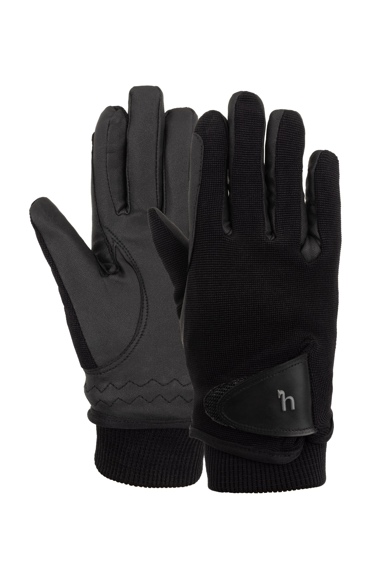 Horze Rimma Kids Winter Riding Gloves, Black, S