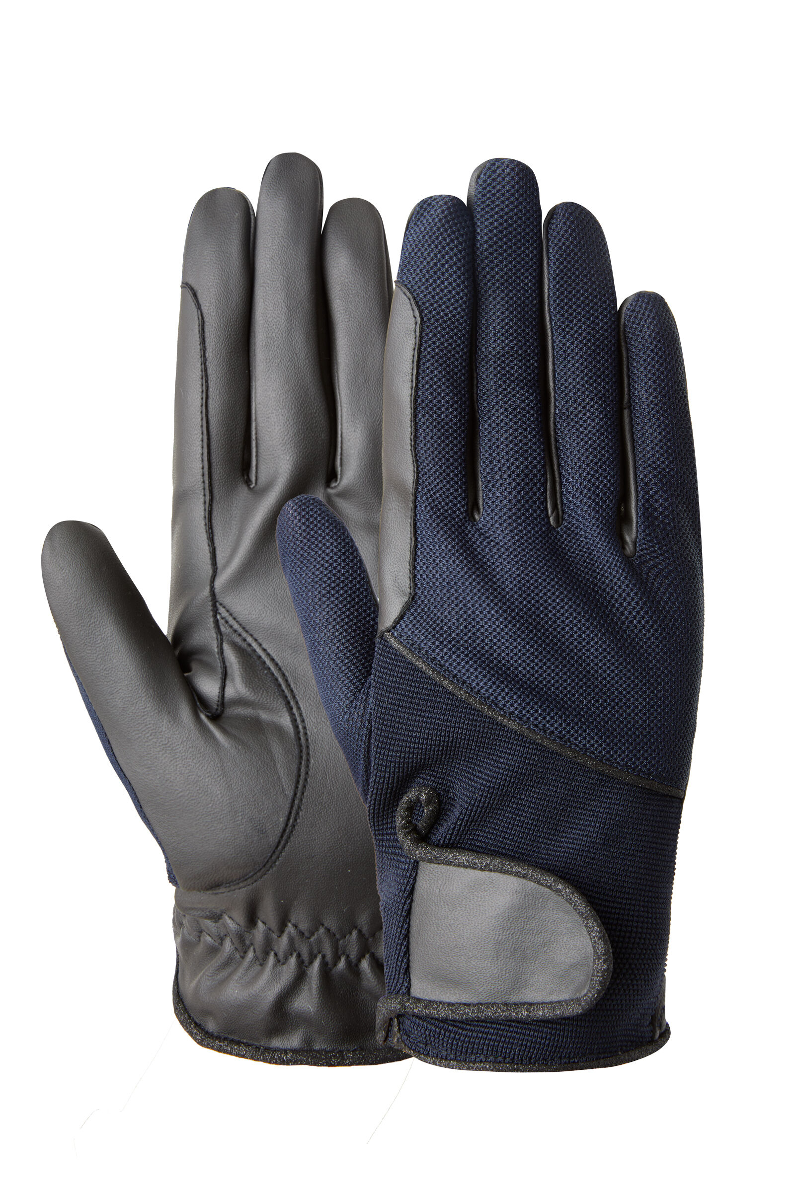 Gants d'équitation été Horze Leni femme, Dark Navy, 7