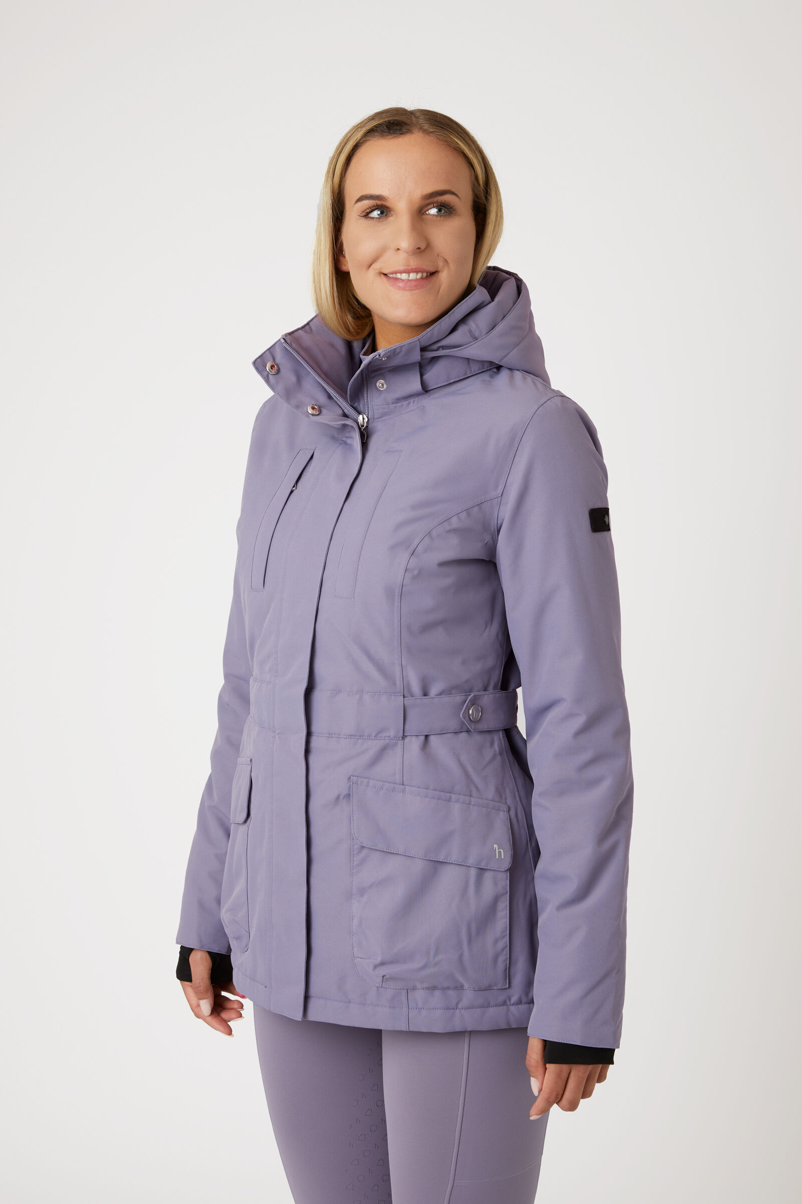 Horze Jadine Damen Herbst-/Winter Reitjacke  Grape Royale 44