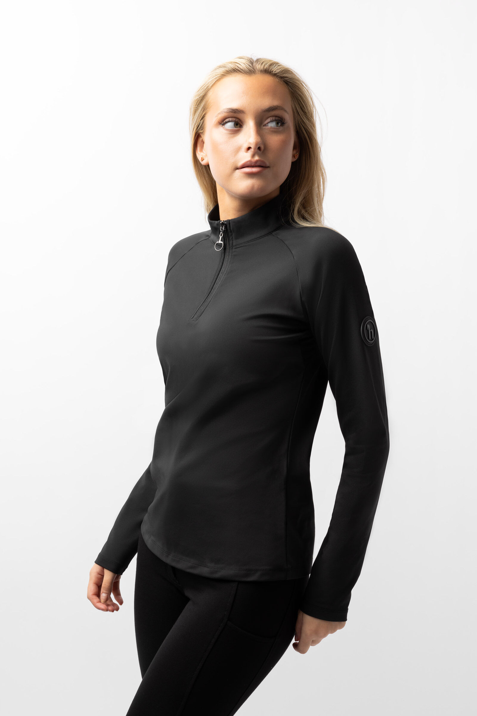 Top d'entraînement Horze Karla pour femme, Caviar Black, 40