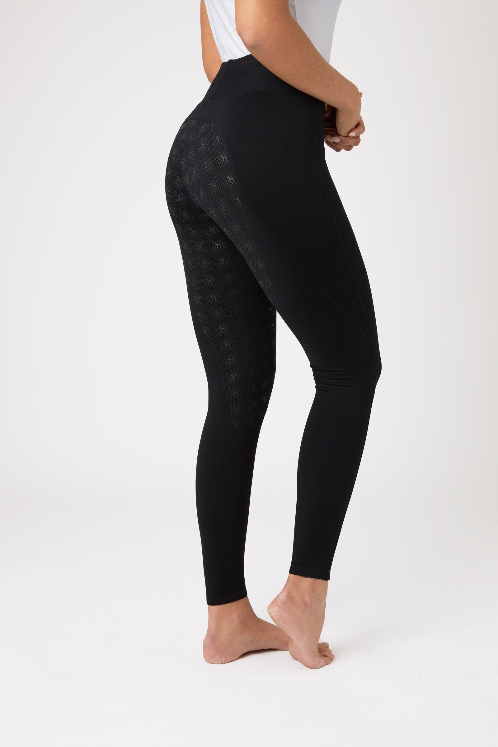 Legginsy damskie z pełnym lejem Horze Juliet Hyper Flex