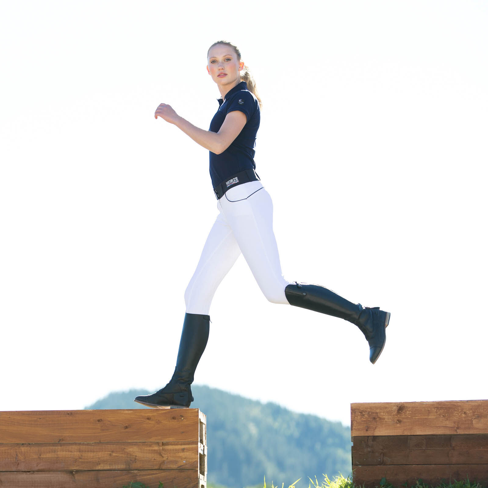 Horze Nordic Performance silikonhelskodda damridbyxor