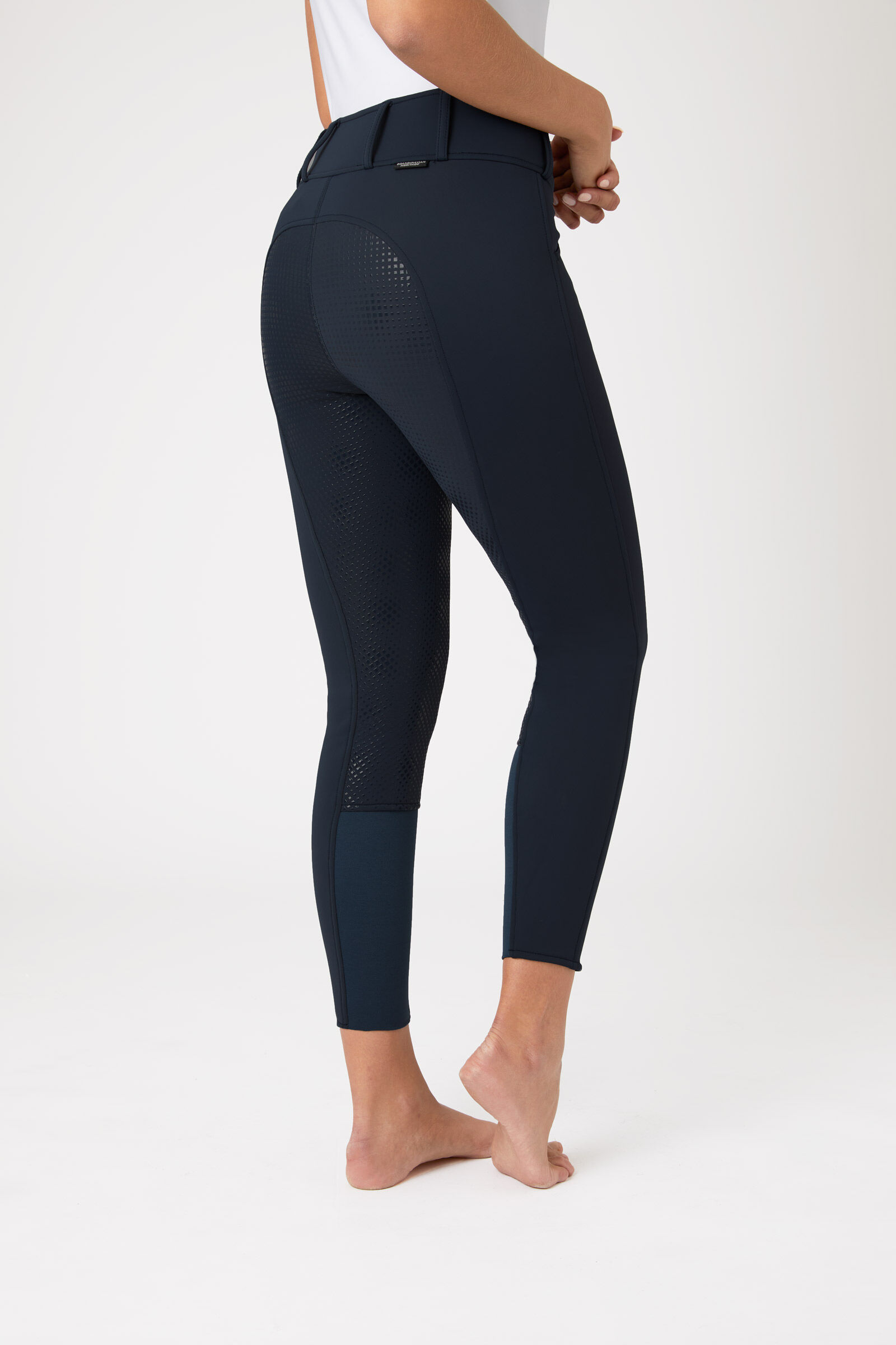 Horze Grand Prix Női Thermo Softshell Szilikonos Lovaglónadrág, Blue Nights, 36
