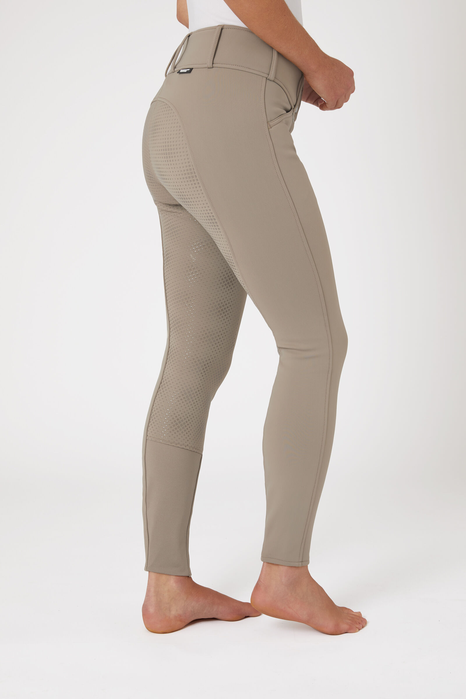 Horze Grand Prix Pantaloni da equitazione Thermo in softshell con silicone FS da donna